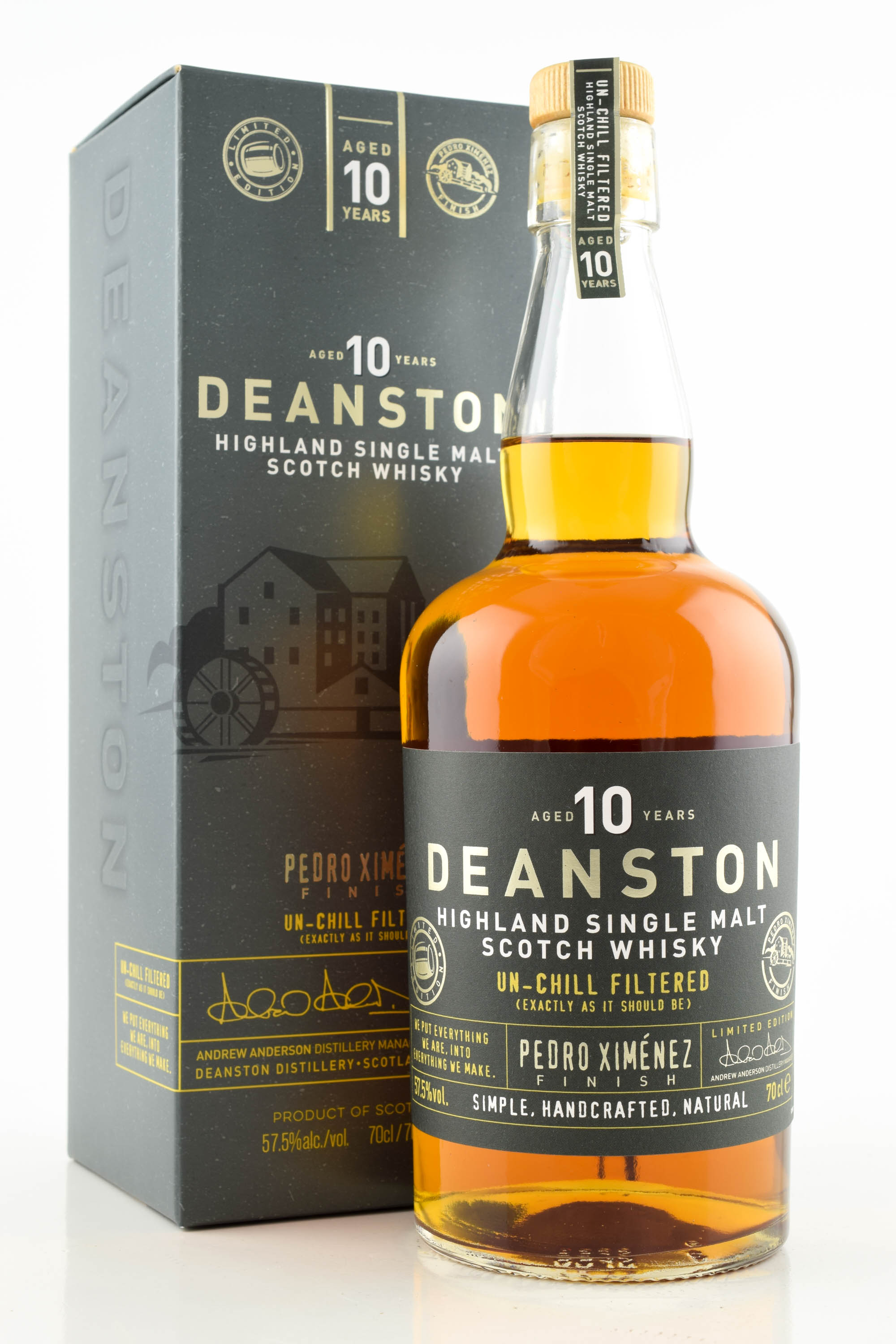 Deanston 10 Year Old Pedro Ximénez finish 57.5% vol. 0,7l