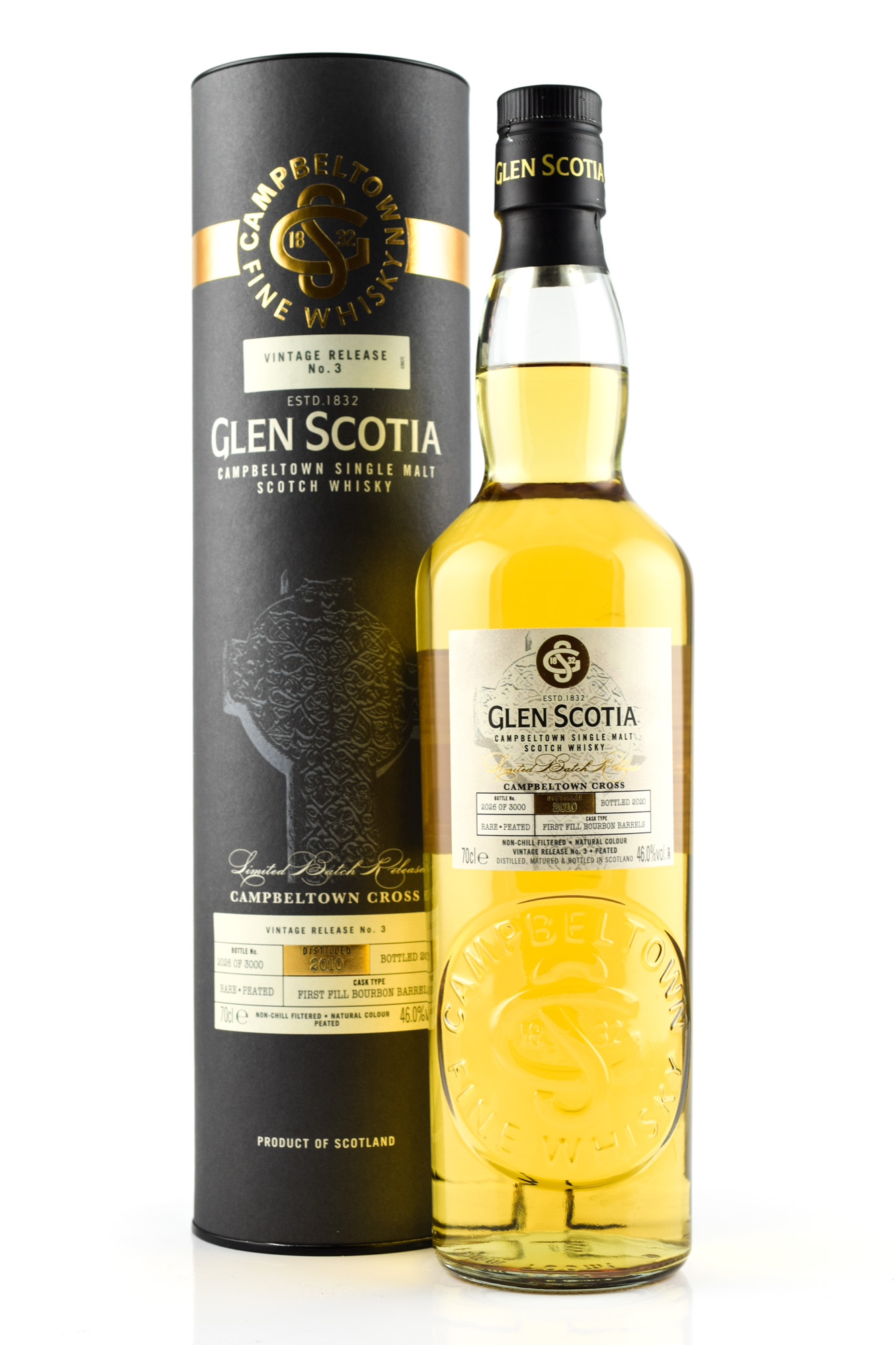 Glen Scotia Vintage 2010 Limited Edition No. 3 46%vol. 0,7l Glen Scotia Vintage 2010 Limited Edition No. 3 46%vol. 0,7l