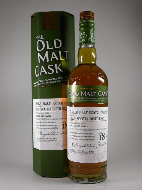 Glen Scotia 18 Jahre 1992/2011 Sherry Douglas Laing "Old Malt Cask" 50%vol. 0,7l