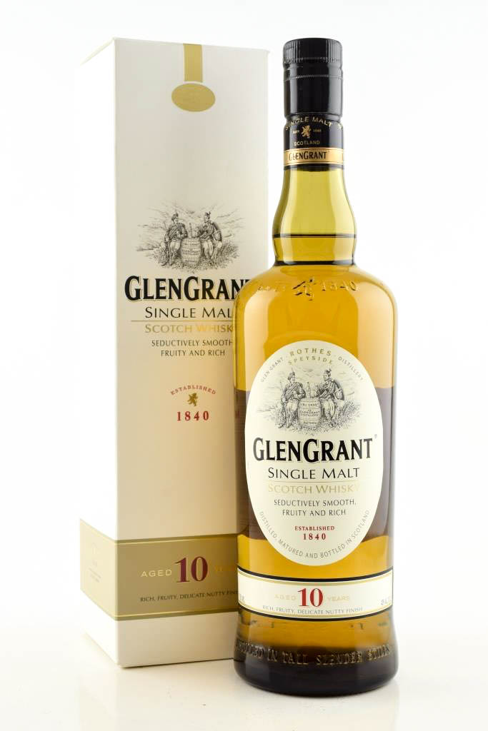 *Glen Grant 10 Jahre 40%vol. 0,7l - altes Design - ohne Geschenkpackung