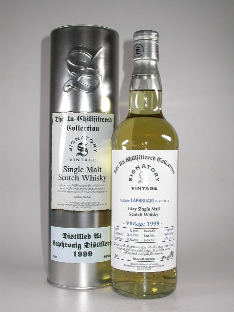 Laphroaig 12 Jahre 1999/2011 Un-Chillfiltered Signatory 46%vol. 0,7l