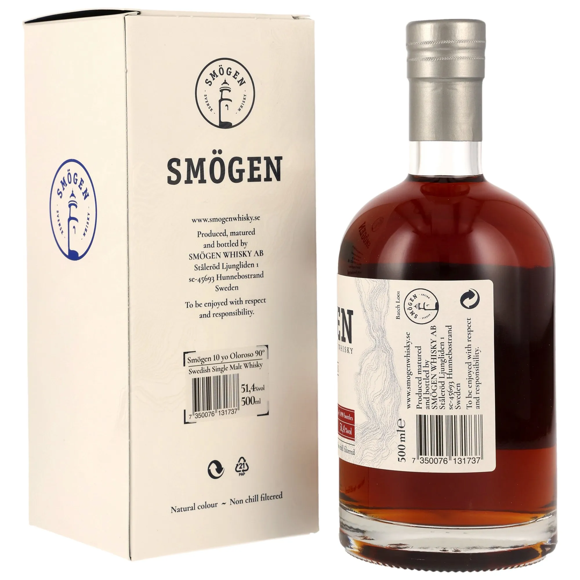 Smögen 10 Jahre - Oloroso Sherry Hogsheads - Swedish Single Malt