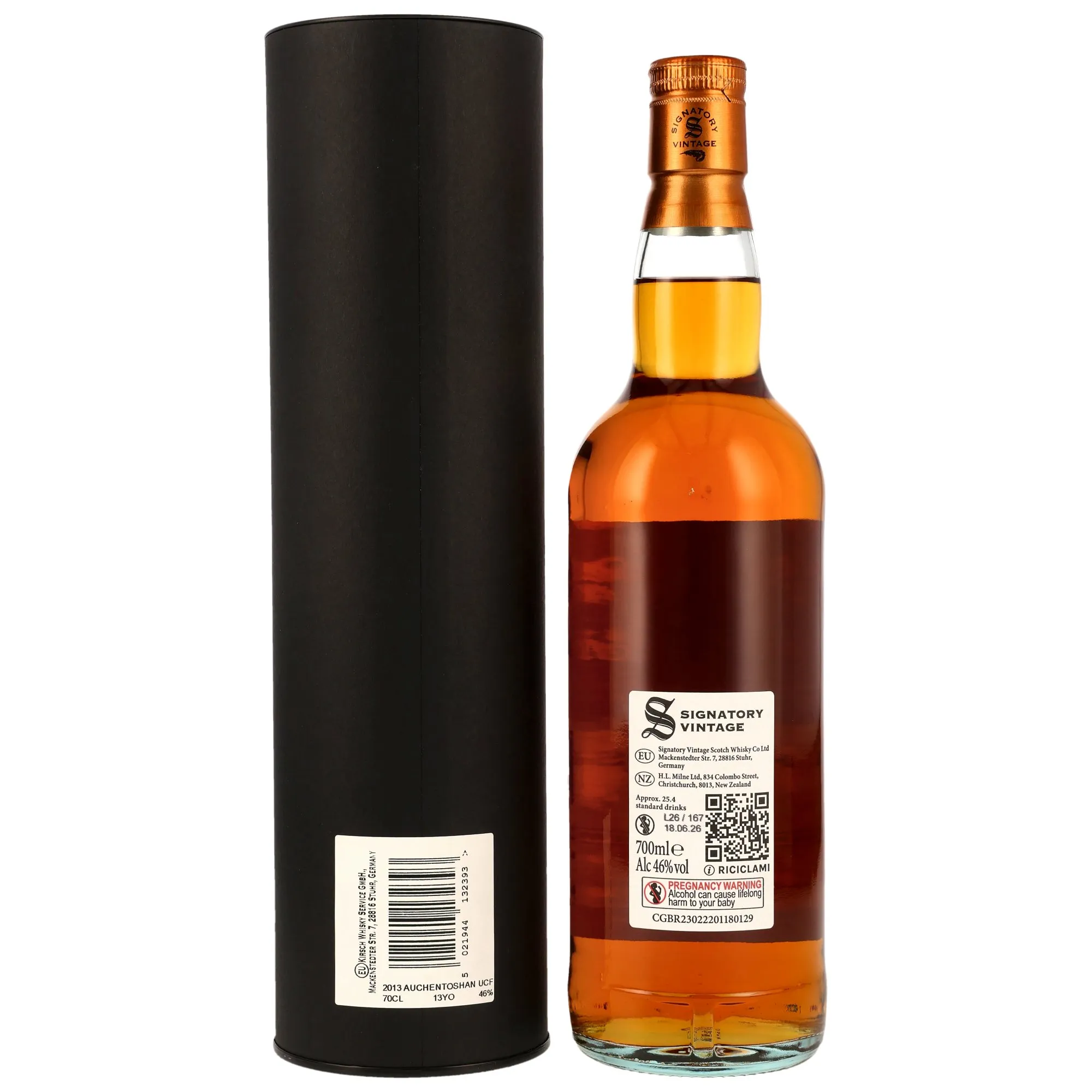 Auchentoshan 2013/2026 - 13 Year Old - 1st Fill Amontillado Sherry Casks Finish - Sig un-chill