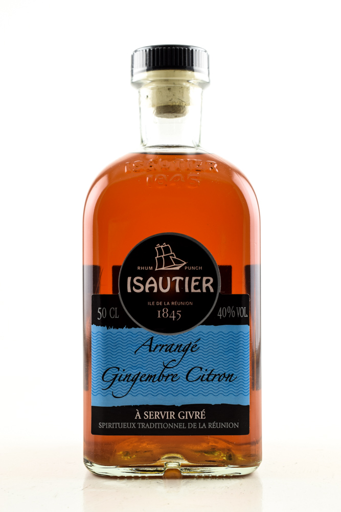 Isautier Arrangé Gingembre Citron 40%vol. 0,5l Isautier Arrangé Gingembre Citron 40%vol. 0,5l