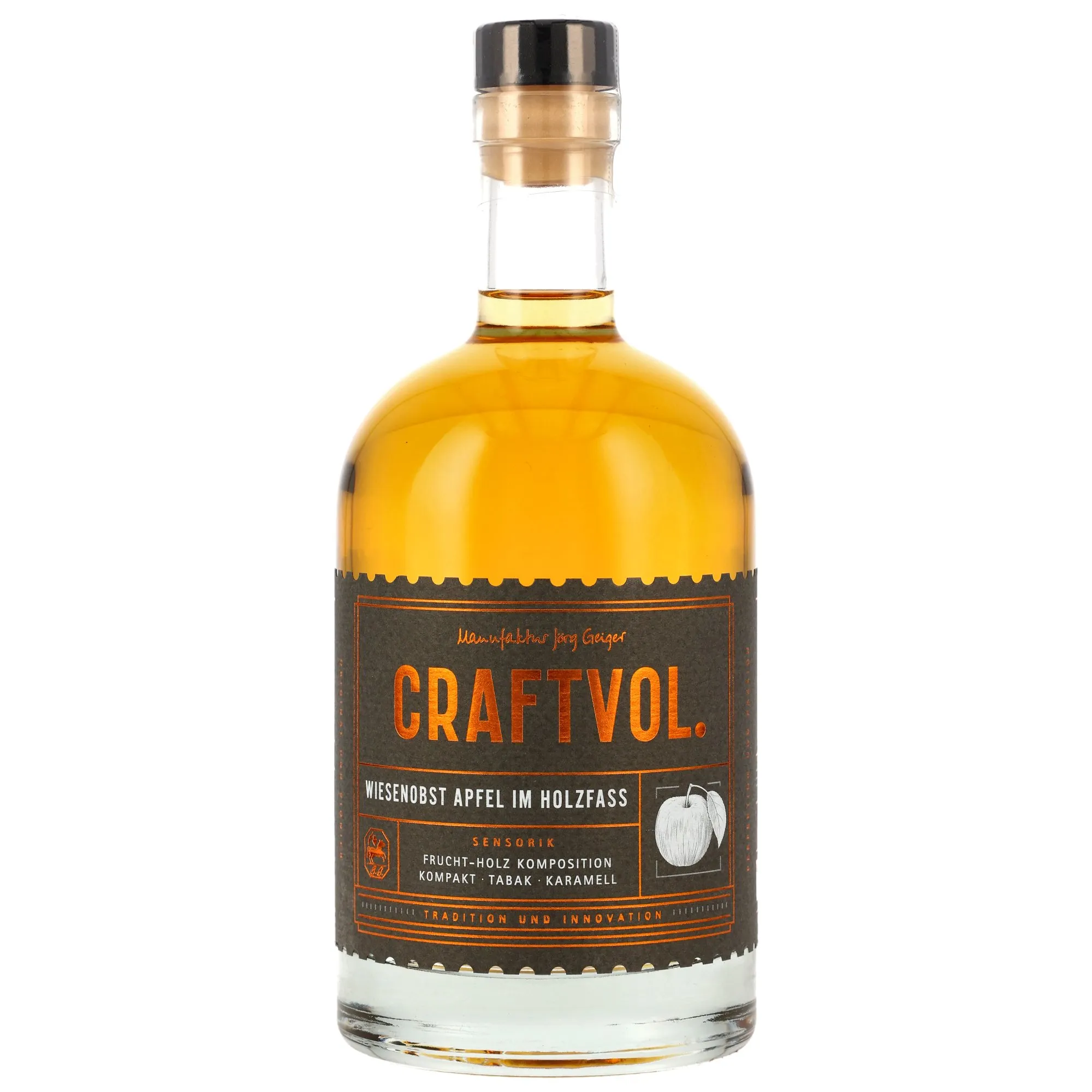 CRAFTVOL. Wiesenobst Apfel im Holzfass - Manufaktur Jörg Geiger