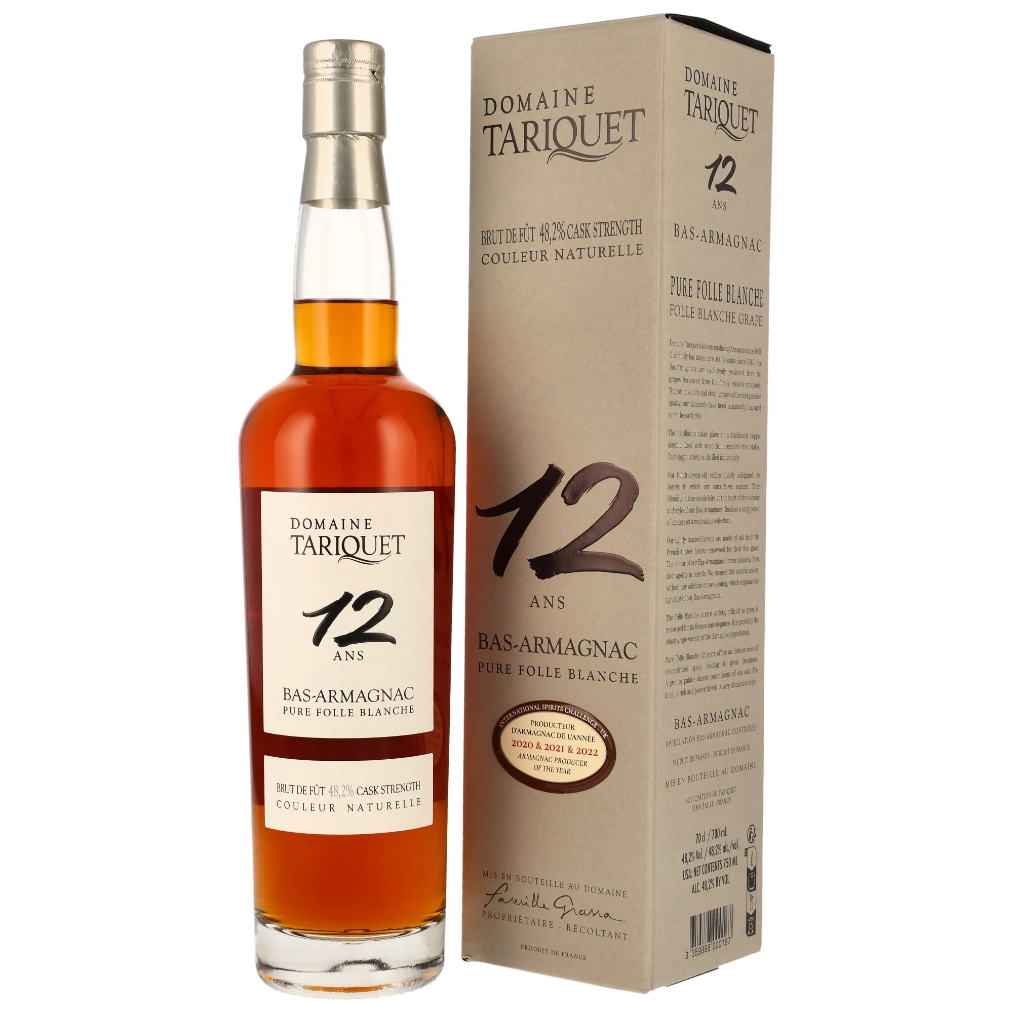 Tariquet Armagnac Folle Blanche 12 Jahre