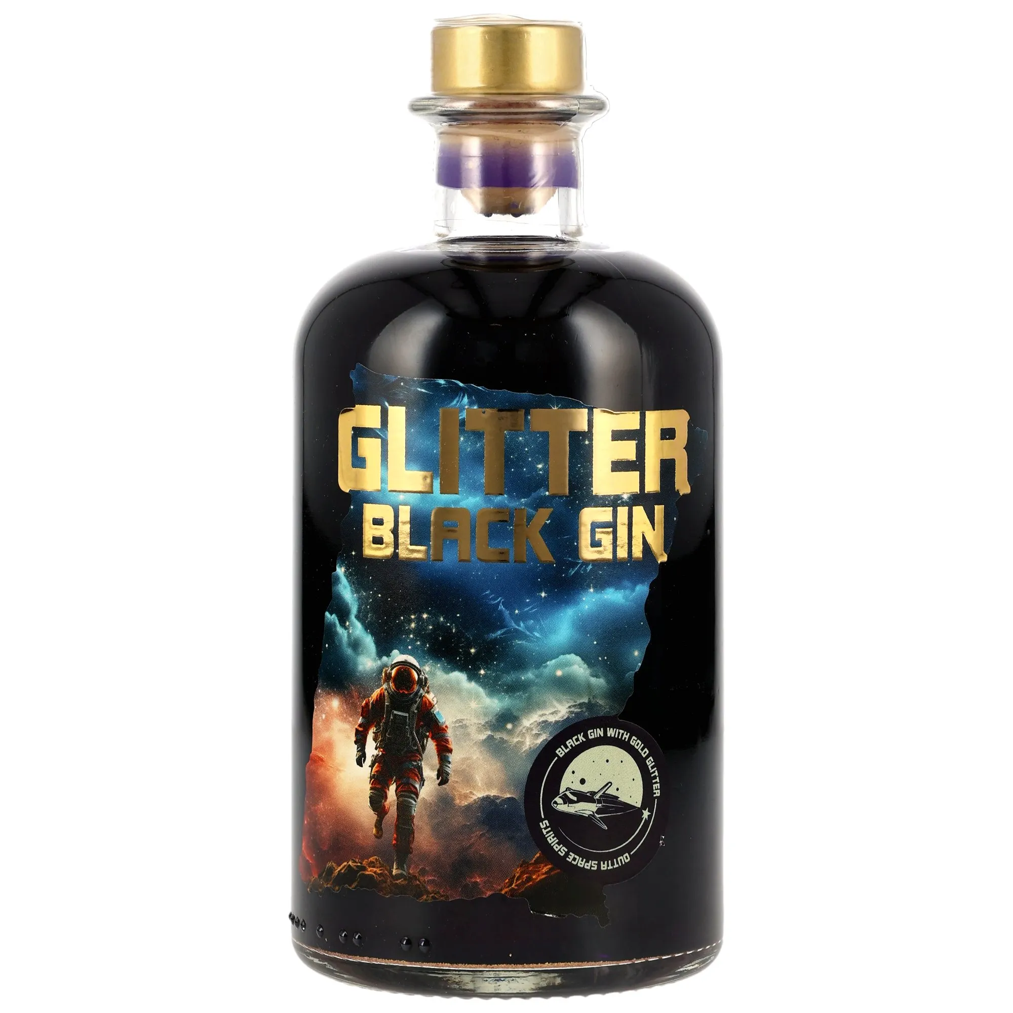 Outta Space - Glitter Black Gin