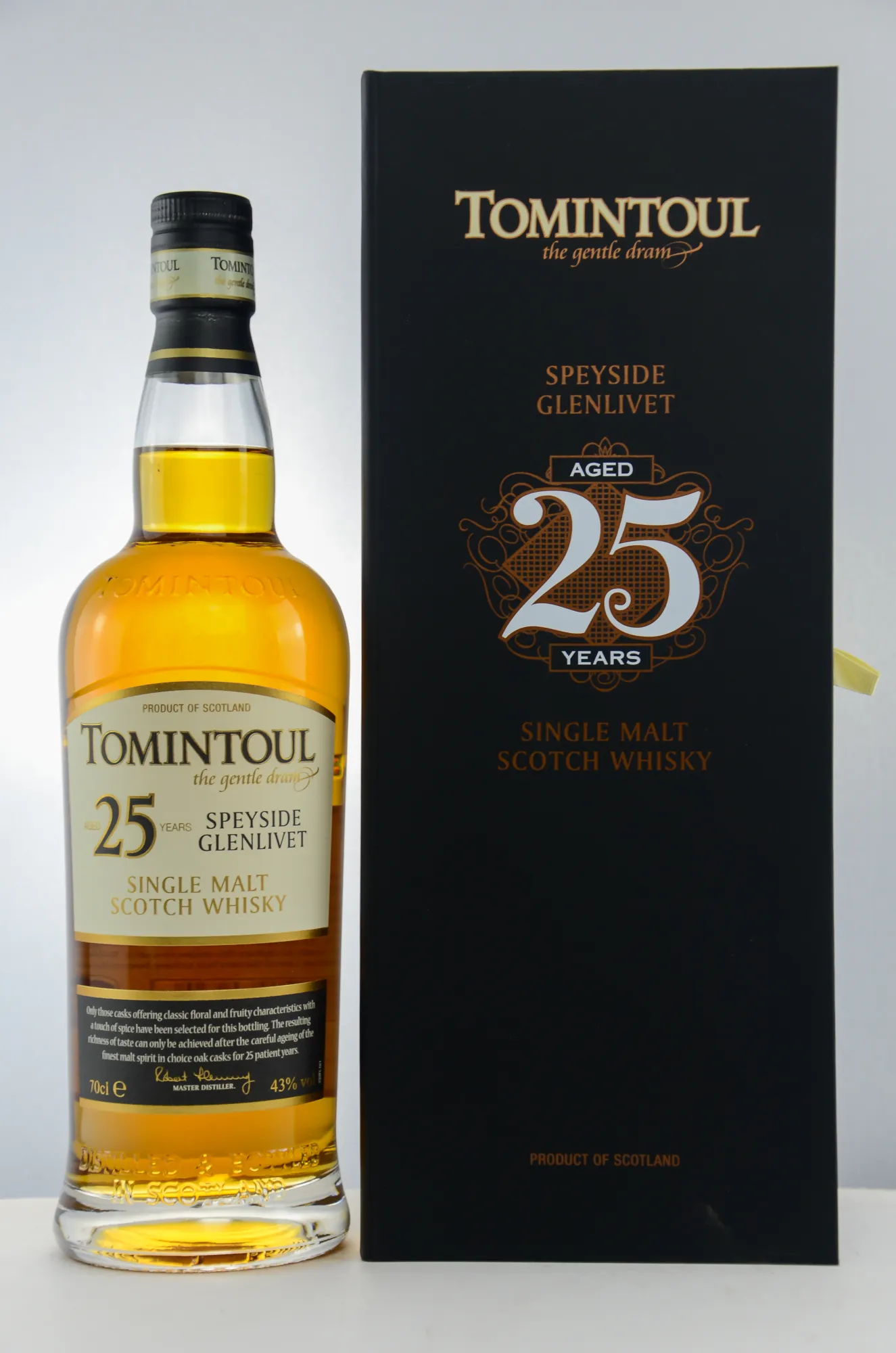 Tomintoul 25 Year Old, Bourbon Cask, 43%
