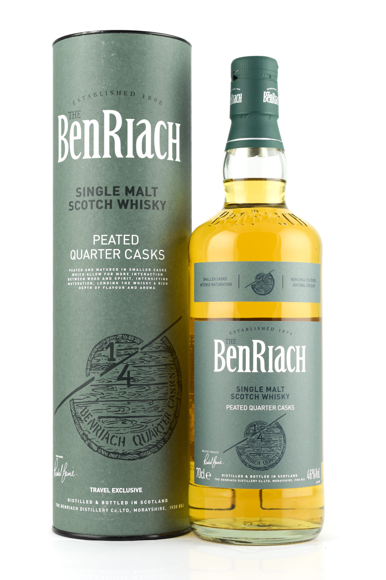 Benriach Peated Quarter Casks 46%vol. 0,7l Benriach Peated Quarter Casks 46%vol. 0,7l