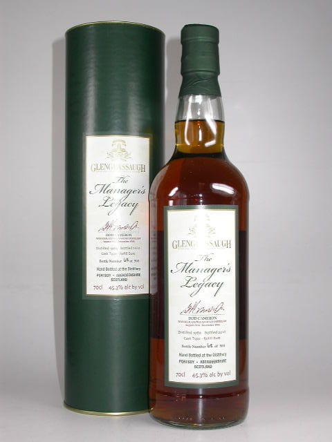 Glenglassaugh 1986/2010 The Manager's Legacy - Dod Cameron 45,3%vol. 0,7l