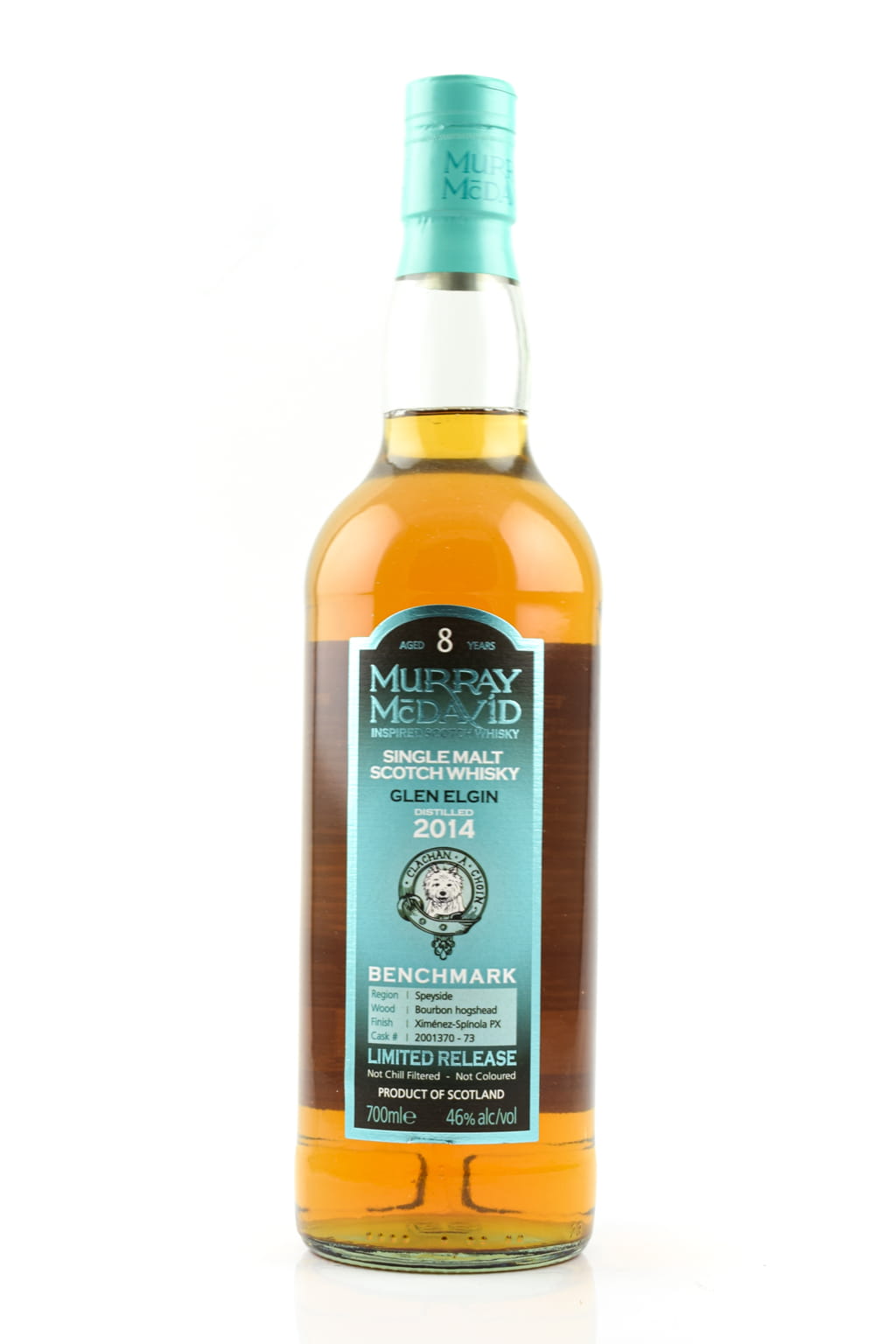 Glen Elgin 8 Jahre "Benchmark" Murray McDavid 46%vol. 0,7l Glen Elgin 8 Jahre "Benchmark" Murray McDavid 46%vol. 0,7l