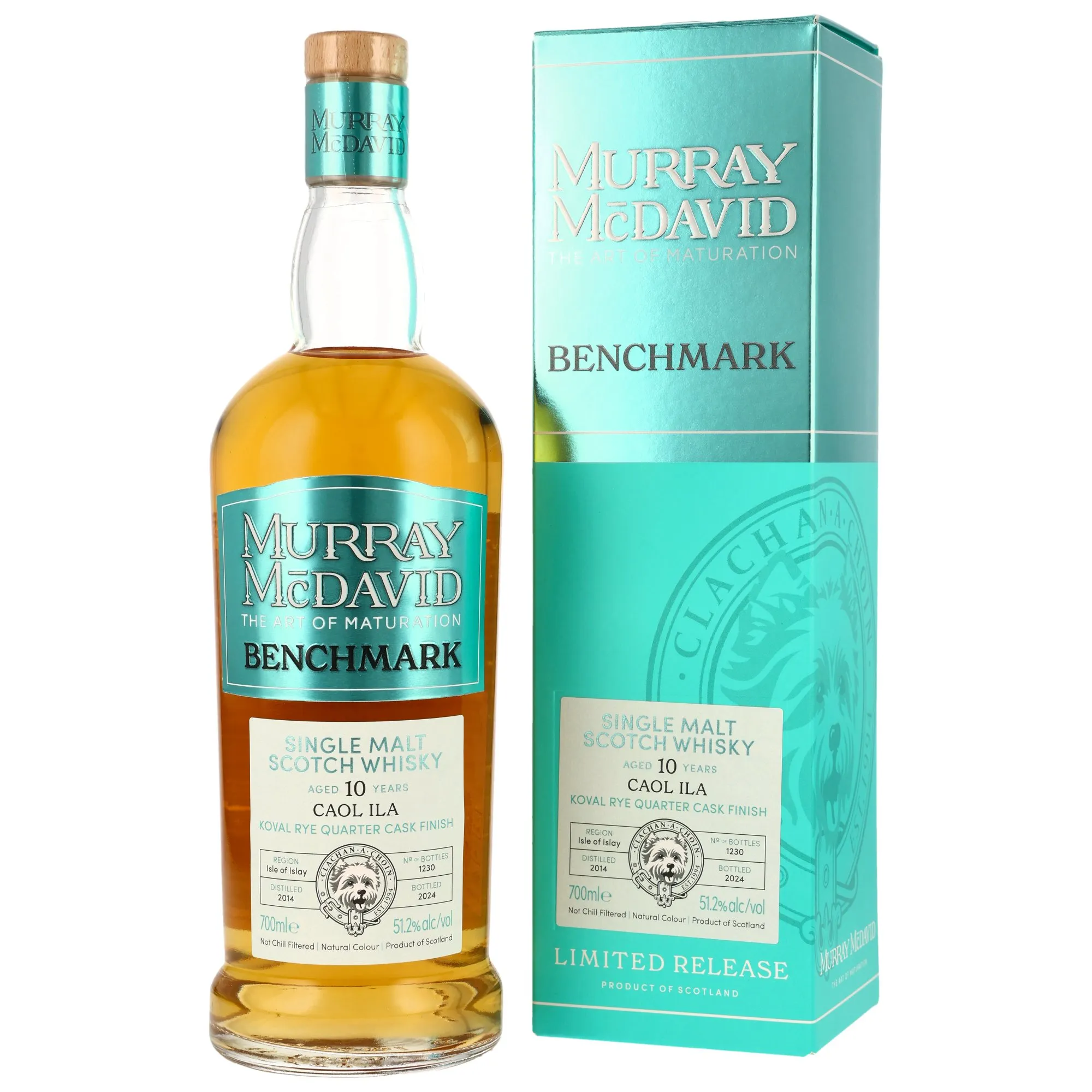 Caol Ila 2014/2024 - 10 Year Old - Koval Rye Cask - Murray McDavid