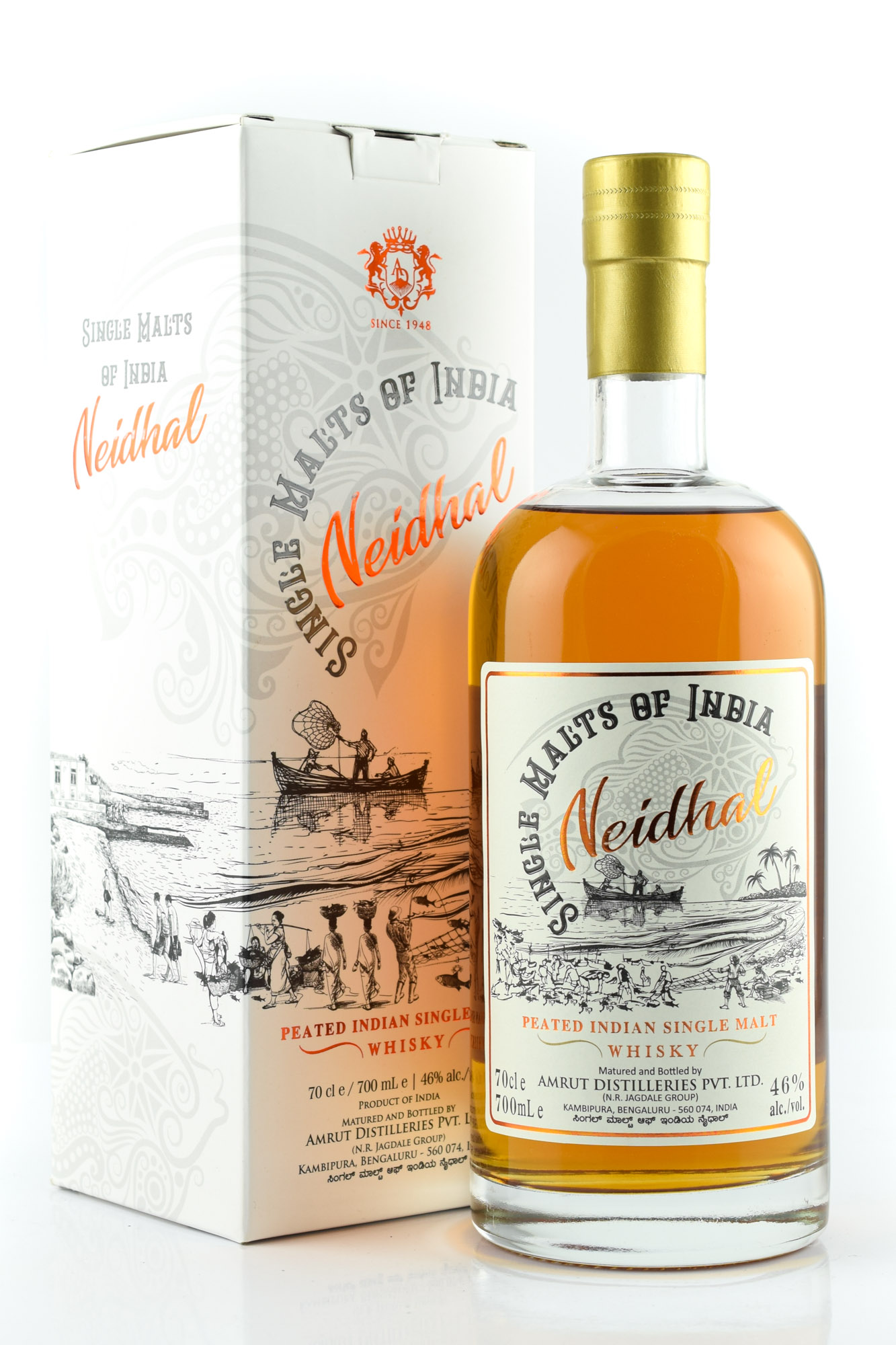 Amrut Neidhal - Single Malts of India 46%vol. 0,7l