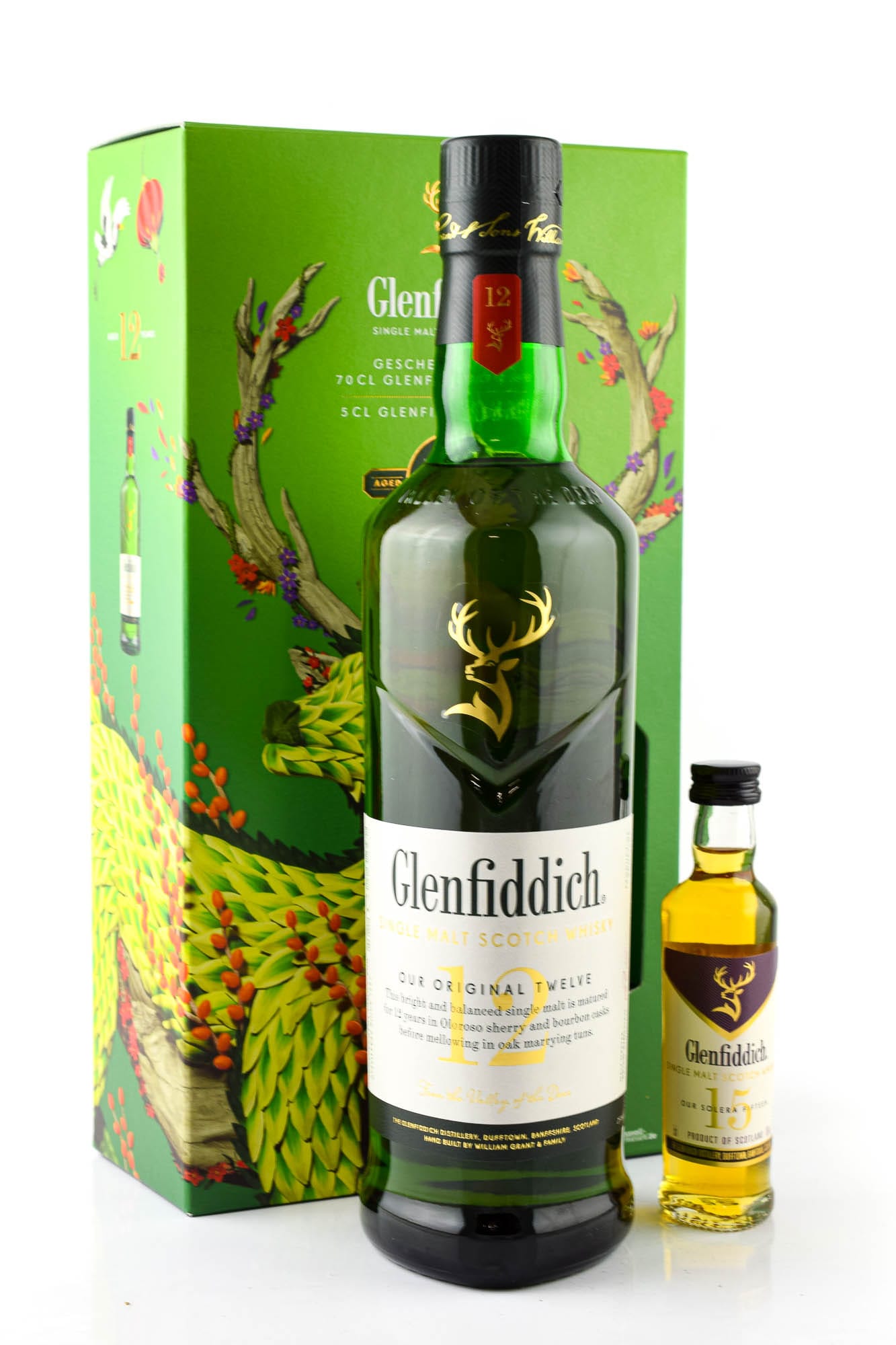 Glenfiddich 12 Jahre inkl. Miniatur Glenfiddich 12 Jahre inkl. Miniatur