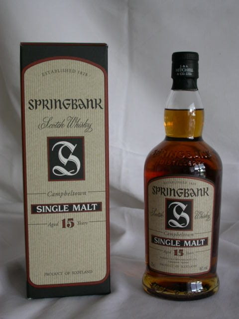 Springbank 15 Jahre (alte Ausstattung) 46%vol. 0,7l