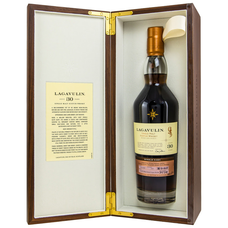 Lagavulin 30 year old 1991/2022 Butt #5403 44,3%vol. 0,7l
