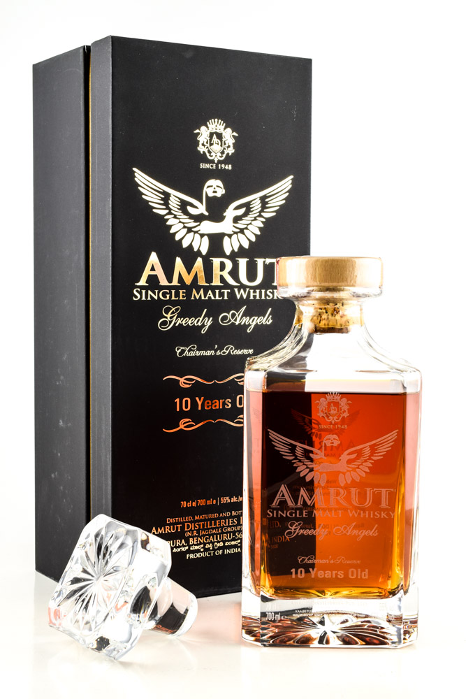 Amrut Greedy Angels 10 Jahre Chairman's Reserve 55%vol. 0,7l Amrut Greedy Angels 10 Jahre Chairman's Reserve 55%vol. 0,7l