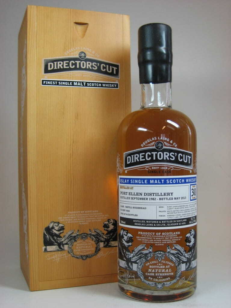 Port Ellen 30 Jahre 1982/2013 Refill Hogshead Douglas Laing Director's Cut 51,7%vol. 0,7l