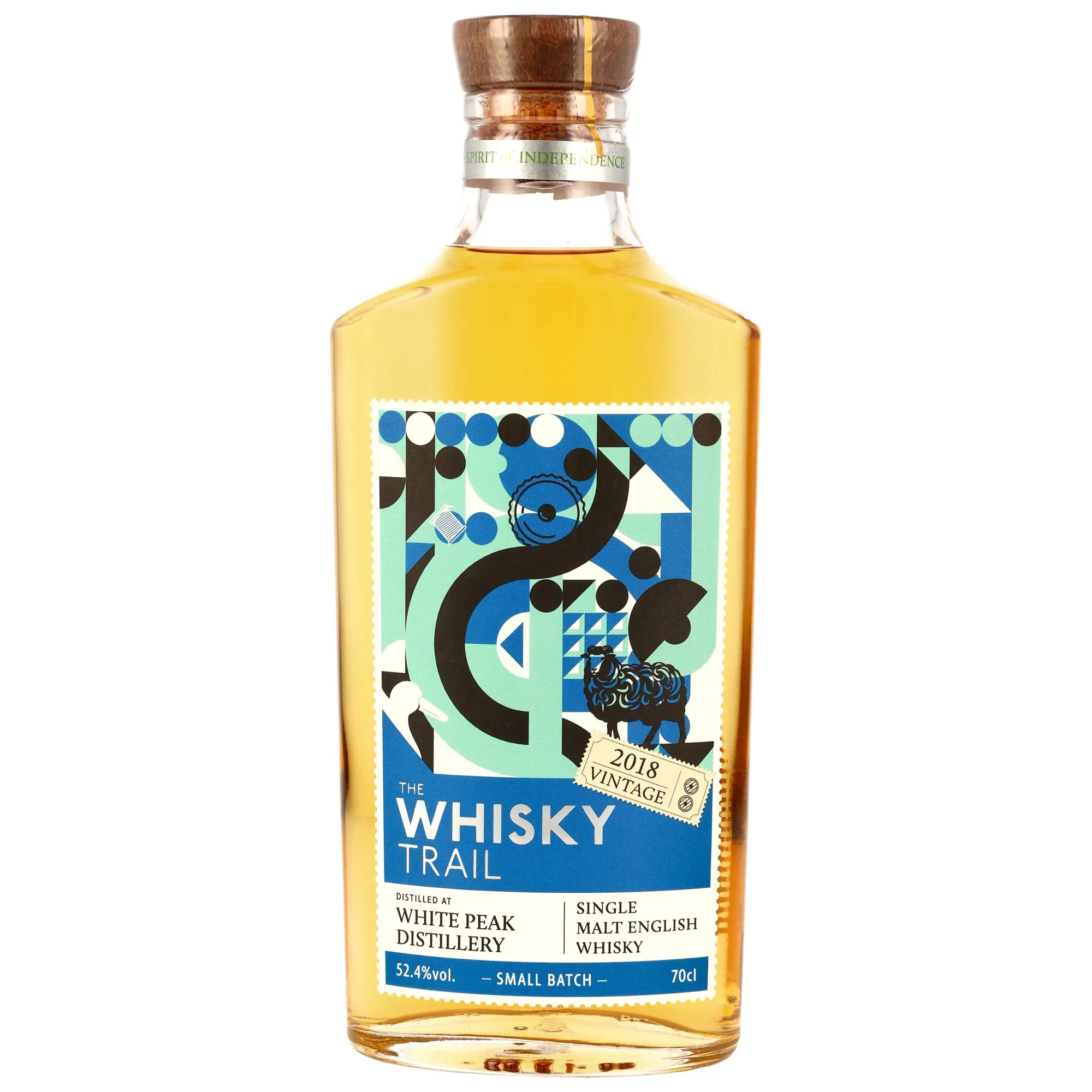 White Peak The Whisky Trail 7 Year Old, First-fill Bourbon Cask, Cask #148, #152, #164 & #167, 2018, Elixir Distillers, 52.4%