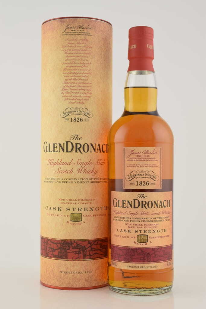 Glendronach Cask Strength Batch # 4 Oloroso / Pedro Ximenez 54.7% vol. 0,7l Glendronach Cask Strength Batch # 4 Oloroso / Pedro Ximenez 54.7% vol. 0,7l