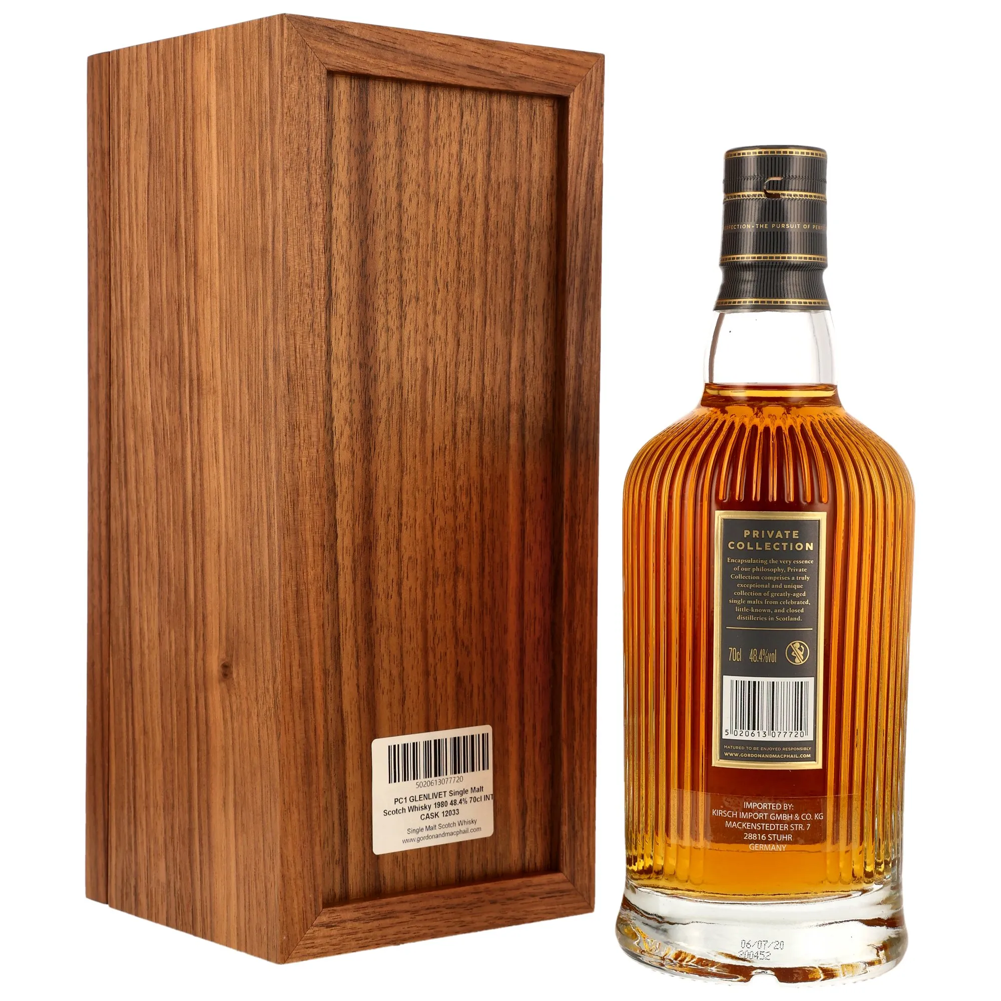 Glenlivet 1980/2020 - 40 Jahre Refill American Hogshhead #12033 - G&M PVC Private Collection