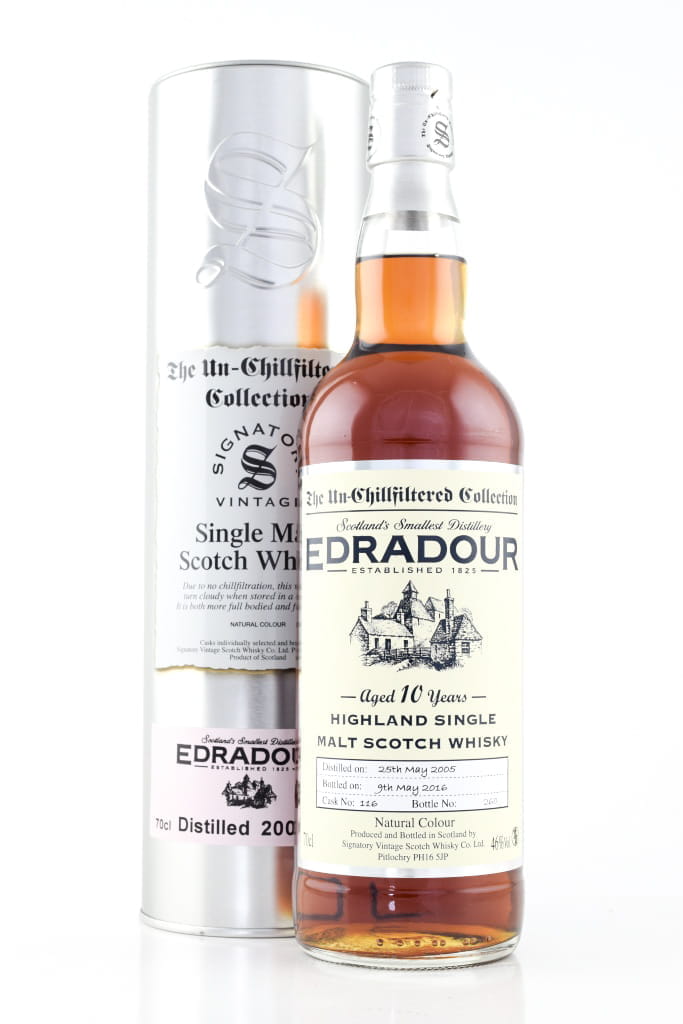 Edradour 10 Jahre 2005/2016 Single Cask #116 Signatory 46%vol. 0,7l