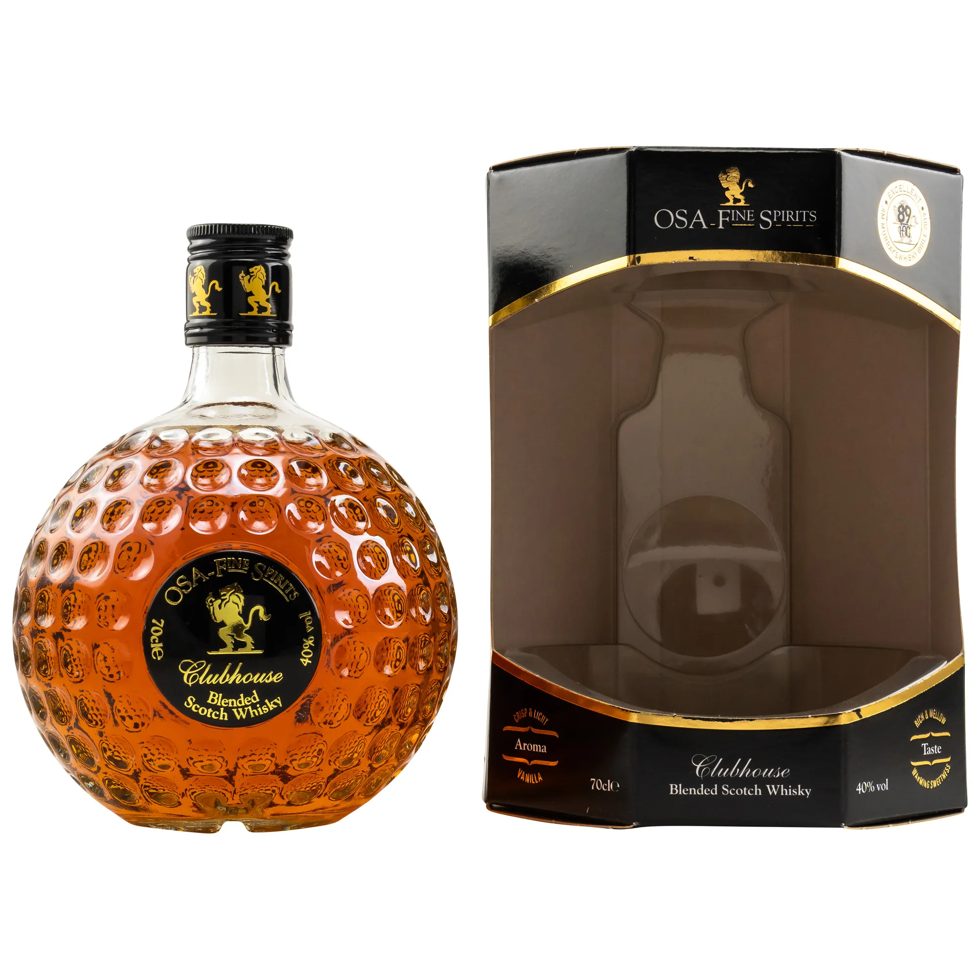 OSA Fine Spirits Clubhouse Blended Scotch Whisky, Sweet Wine Cask, 40%