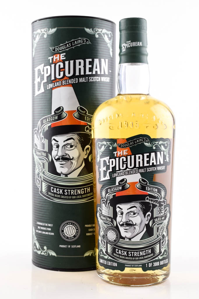 The Epicurean Glasgow Edition Cask Strength 58.6% vol. 0,7l The Epicurean Glasgow Edition Cask Strength 58.6% vol. 0,7l