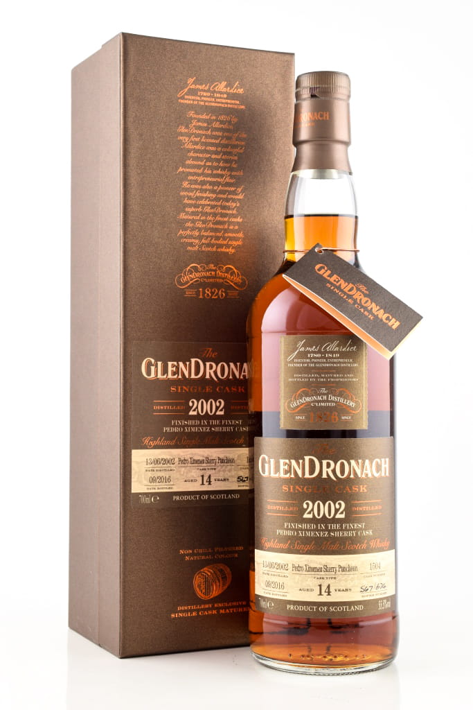 Glendronach 14 Jahre 2002/2016 Pedro Ximenez Sherry Puncheon 55,5%vol. 0,7l