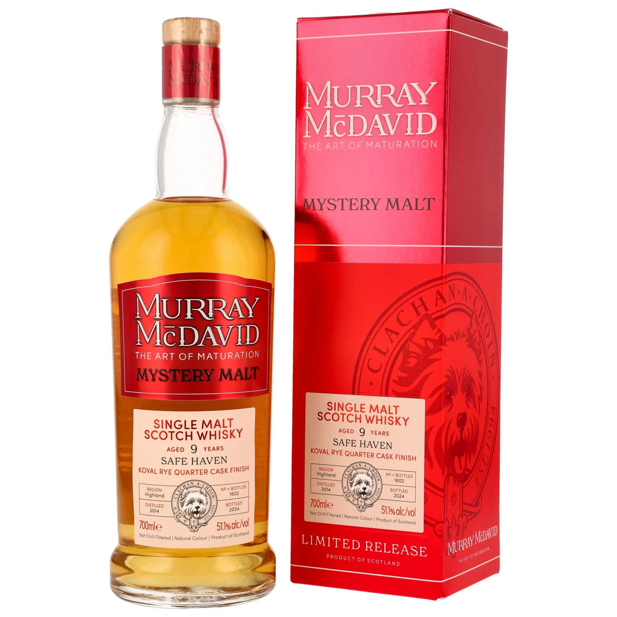 Safe Haven (Ledaig) 2014/2024 - 9 Jahre - Koval Rye Cask - Murray McDavid