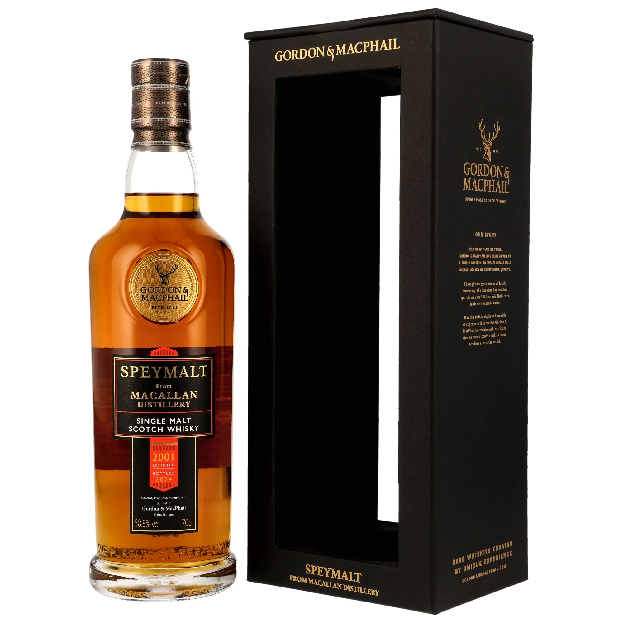 Macallan Speymalt 23 Year Old, Sherry Cask, Cask #5101, 2001, Gordon & MacPhail, 58.8%