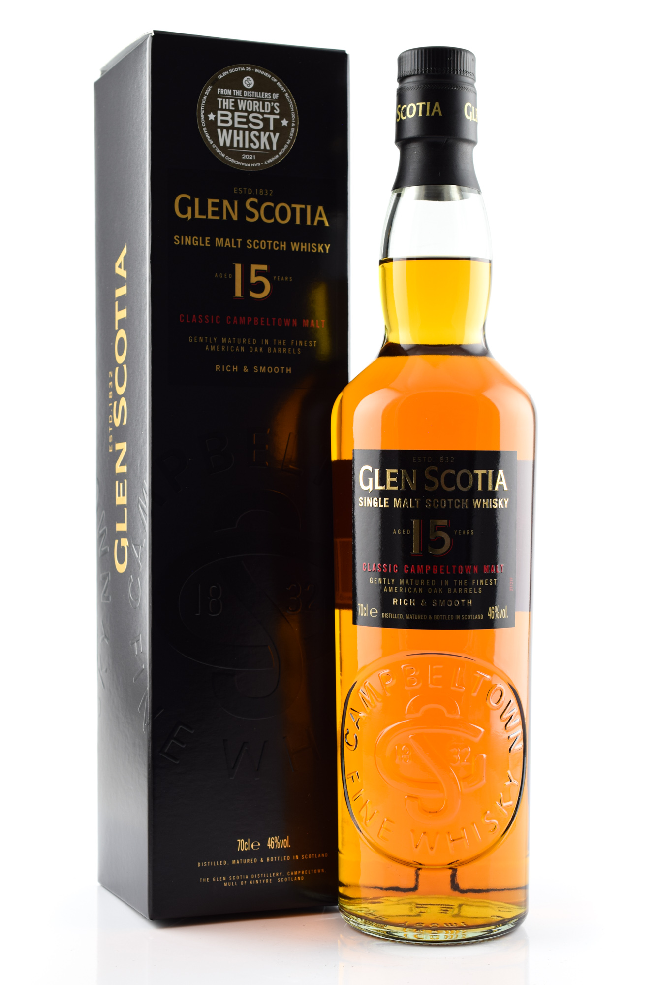 Glen Scotia 15 Year Old 46% vol. 0,7l Glen Scotia 15 Year Old 46% vol. 0,7l