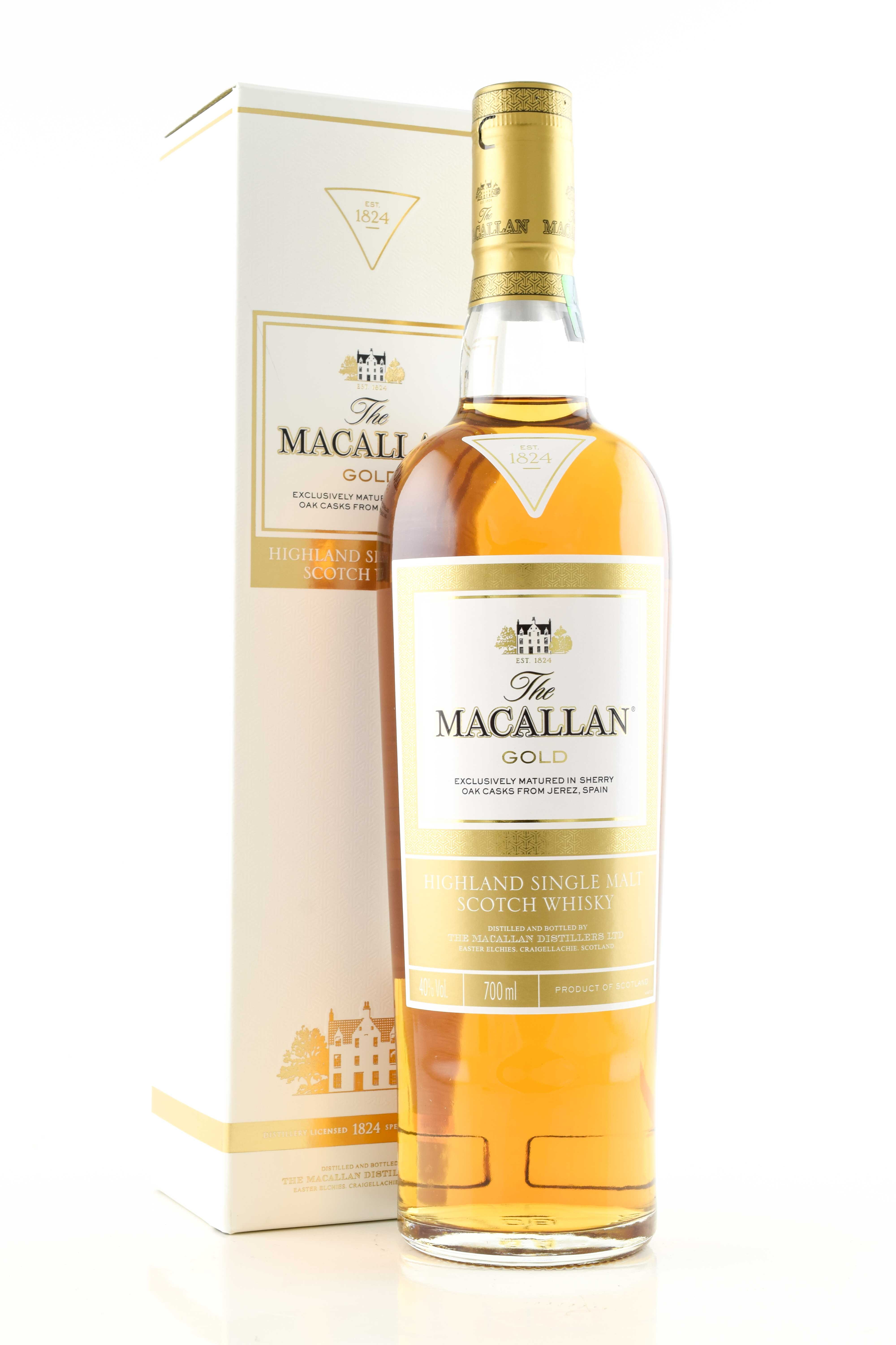 Macallan Gold Sherry casks Matured 40% vol. 0,7l Macallan Gold Sherry casks Matured 40% vol. 0,7l