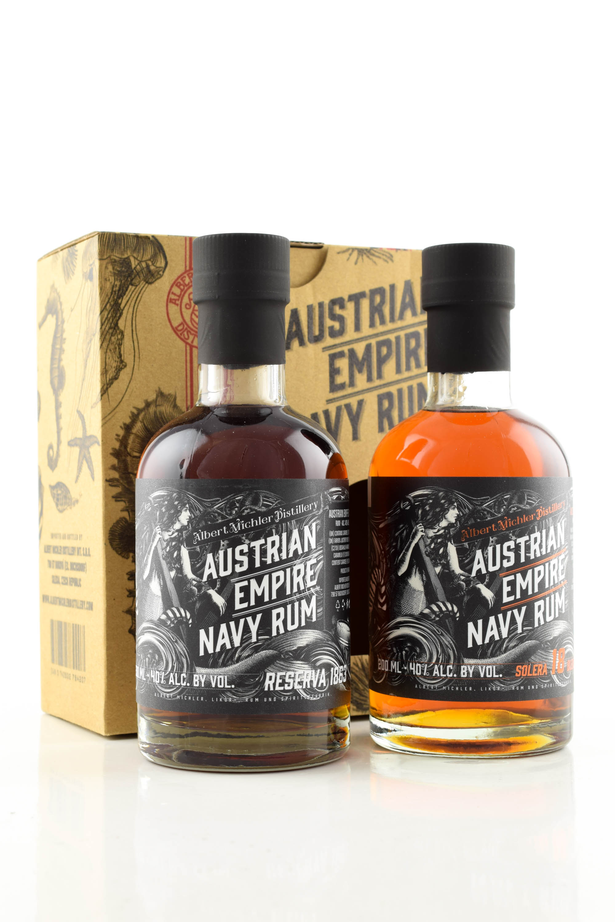 Austrian Empire Navy Rum 40%vol. 2x 0,2l