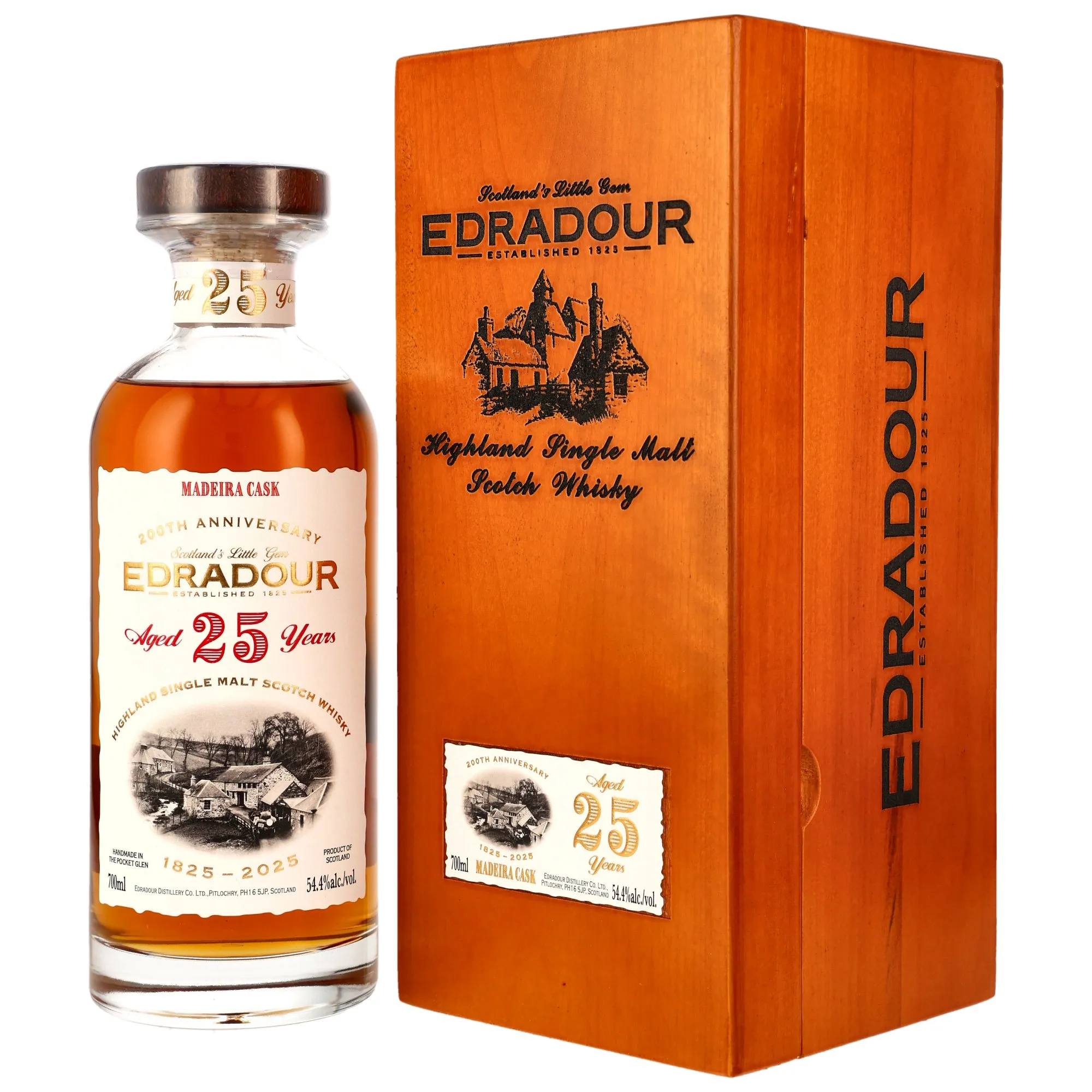 Edradour 200th Anniversary 25 Year Old, Madeira Cask, Cask #903, 2025, 54.4%