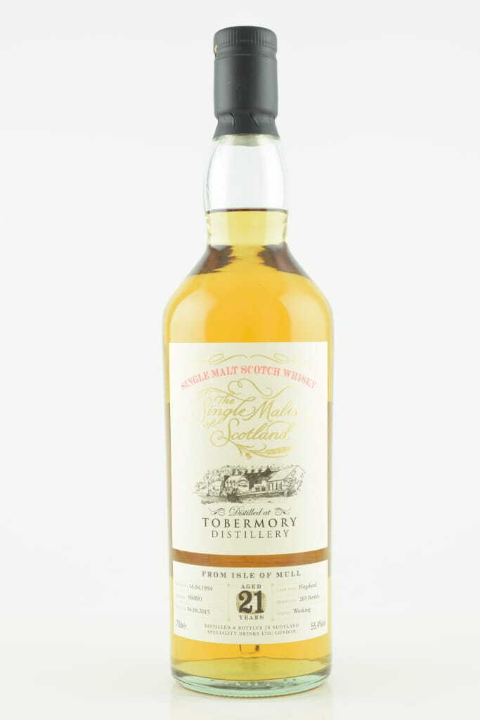 Tobermory 21 Year Old 1994/2015 "The Single Malts of Scotland" 55.4% vol. 0,7l Tobermory 21 Year Old 1994/2015 "The Single Malts of Scotland" 55.4% vol. 0,7l
