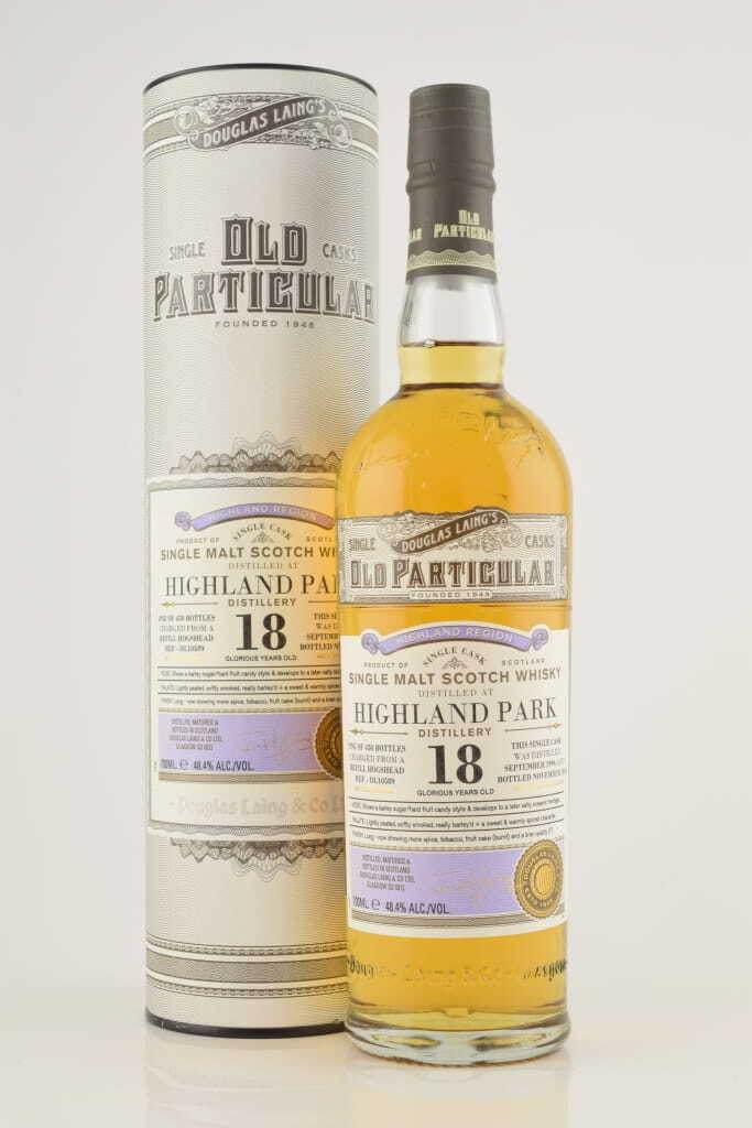 Highland Park 18 Year Old Refill Hogshead 1996/2014 Douglas Laing "Old Particular" 48.4% vol. 0,7l Highland Park 18 Year Old Refill Hogshead 1996/2014 Douglas Laing "Old Particular" 48.4% vol. 0,7l