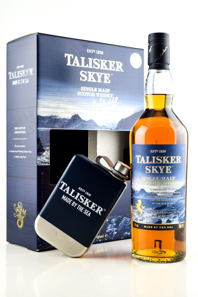 Talisker Skye 45,8%vol. 0,7l - with Hip Flask Talisker Skye 45,8%vol. 0,7l - with Hip Flask