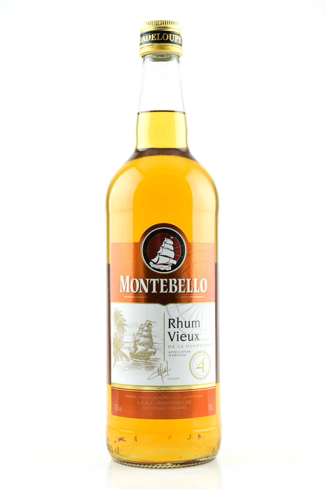 Montebello Vieux 4 year old 42%vol. 1,0l Montebello Vieux 4 year old 42%vol. 1,0l
