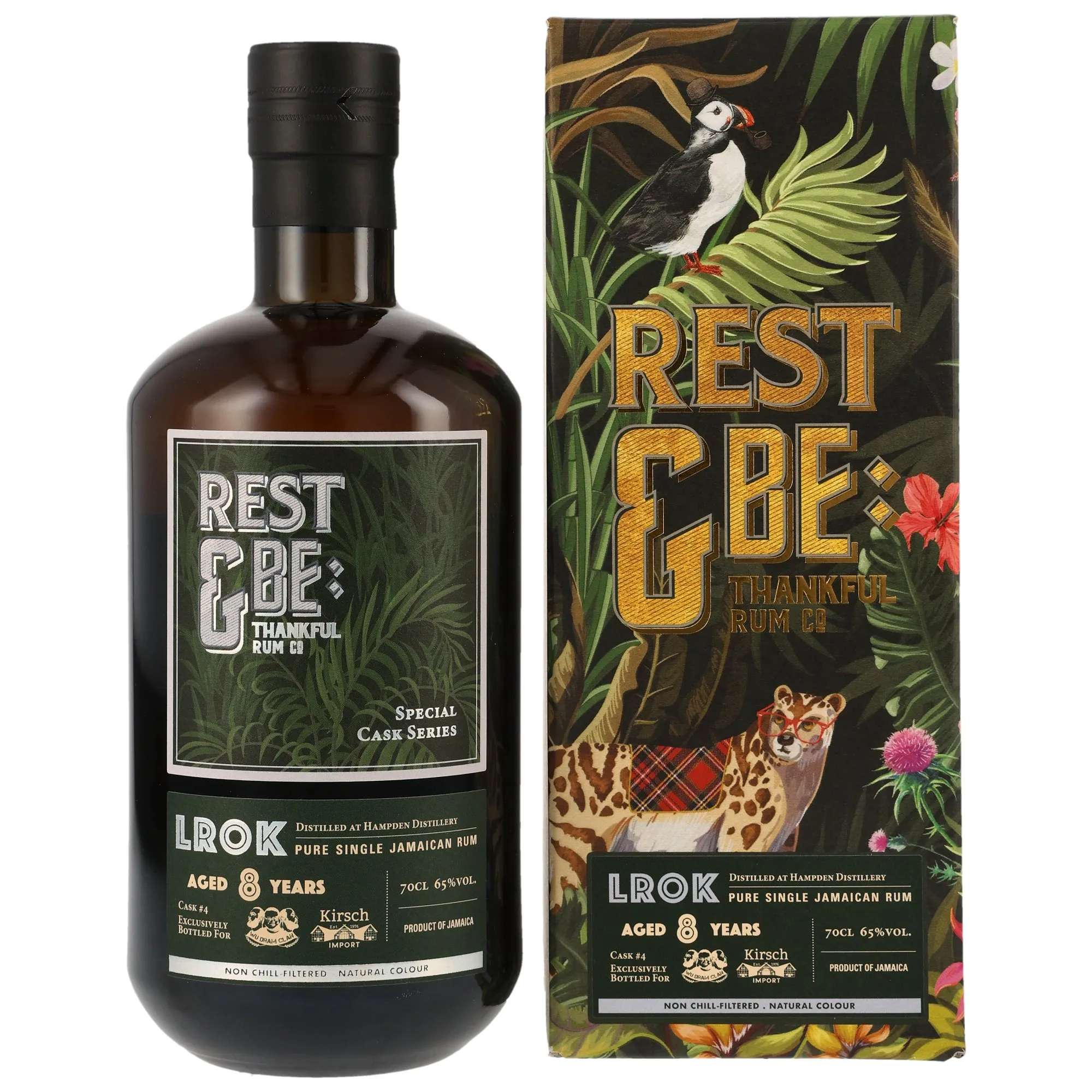 Hampden 2016/2024 - 8 Jahre - LROK Single Cask #4 - Rest & Be Thankful (WuDramClan & Kirsch Import)
