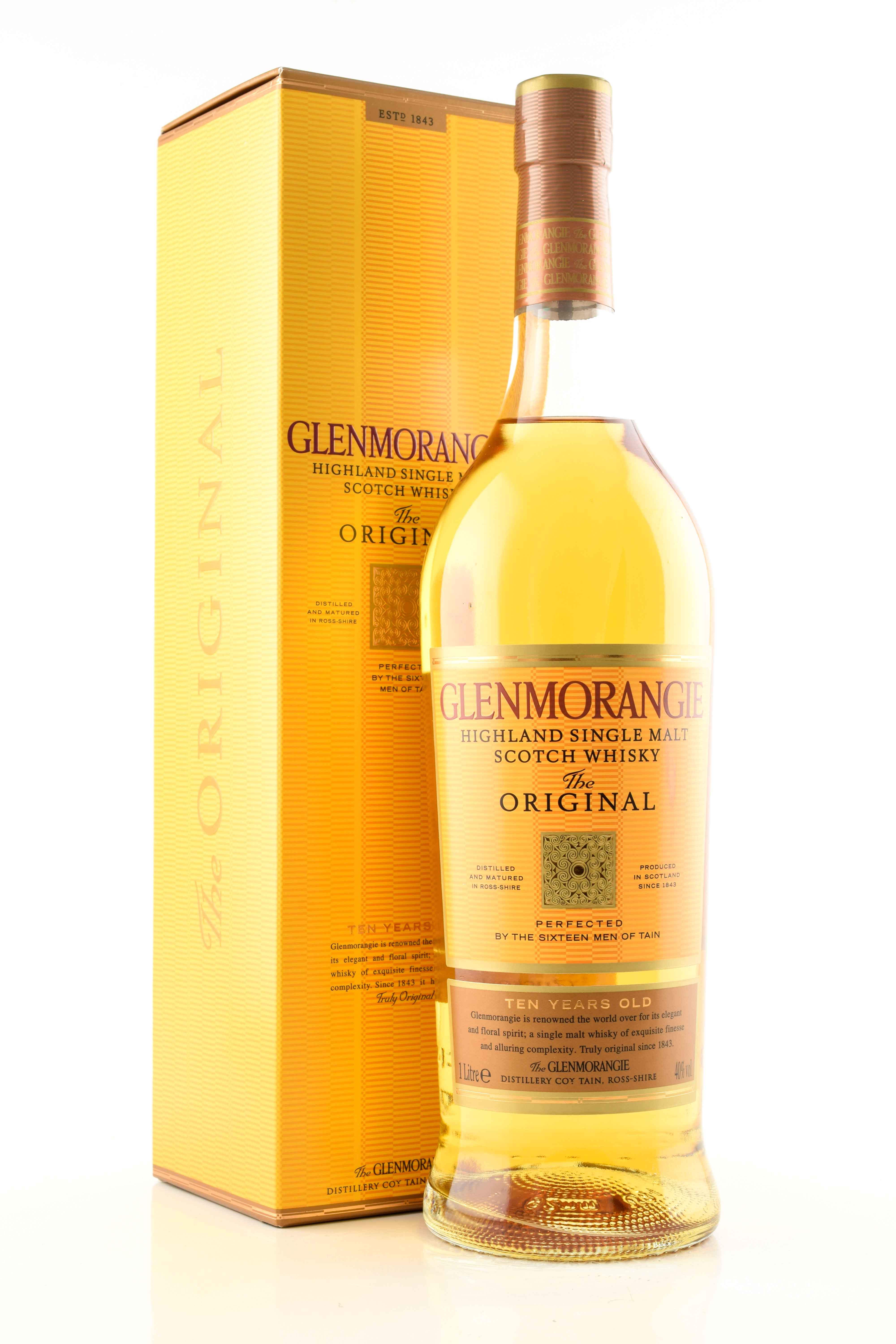 Glenmorangie 10 Year Old The Original 40% vol. 1.0L Glenmorangie 10 Year Old The Original 40% vol. 1.0L
