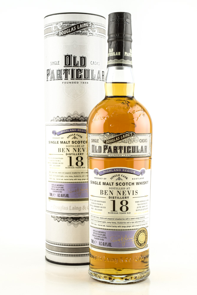 Ben Nevis 18 year old Refill Sherry Butt 2001/2019 Douglas Laing "Old Particular" 48,4%vol. 0,7l
