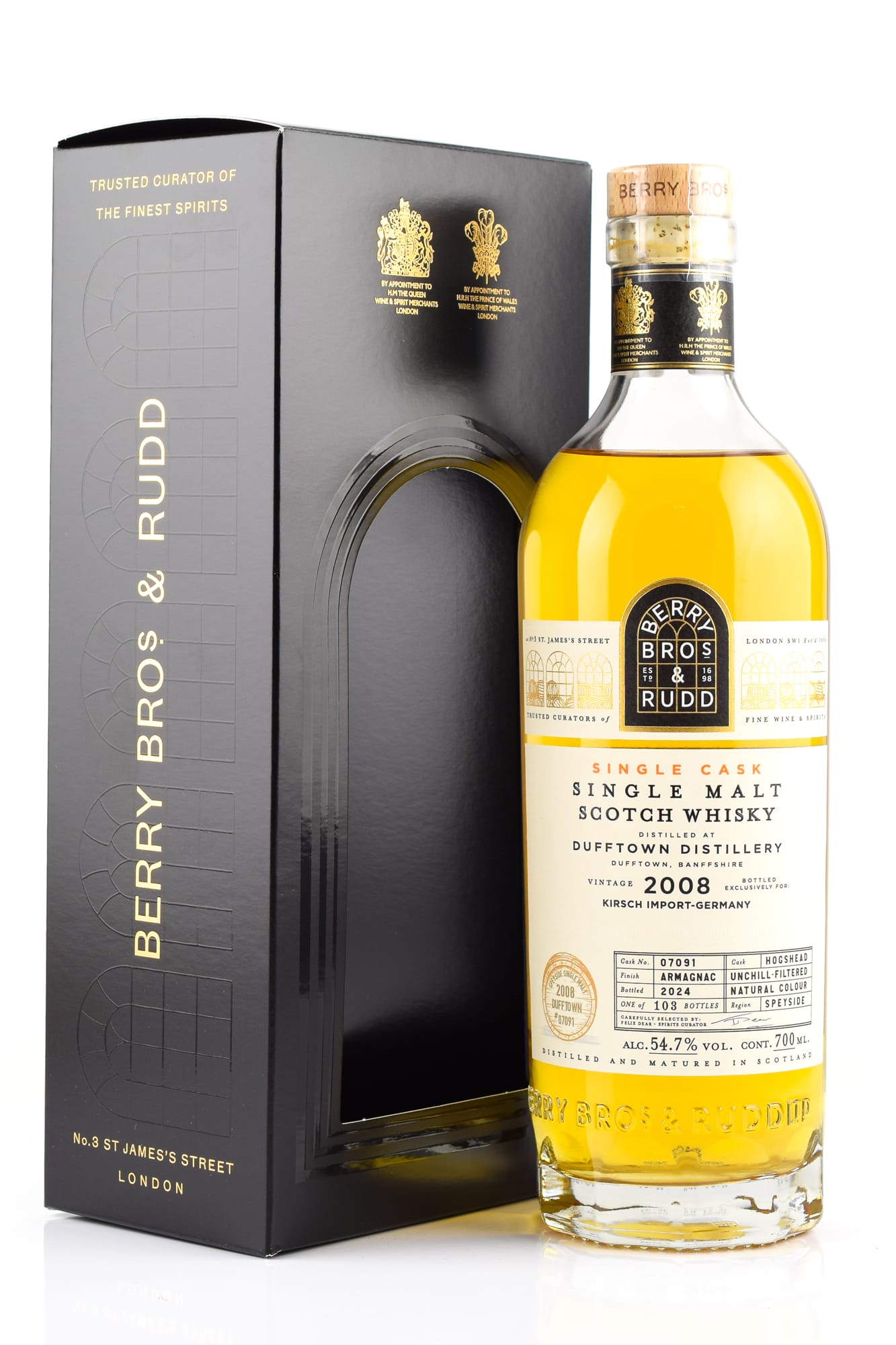 Dufftown 2008/2024 Armagnac Cask #07091 Finish Berry Bros. & Rudd