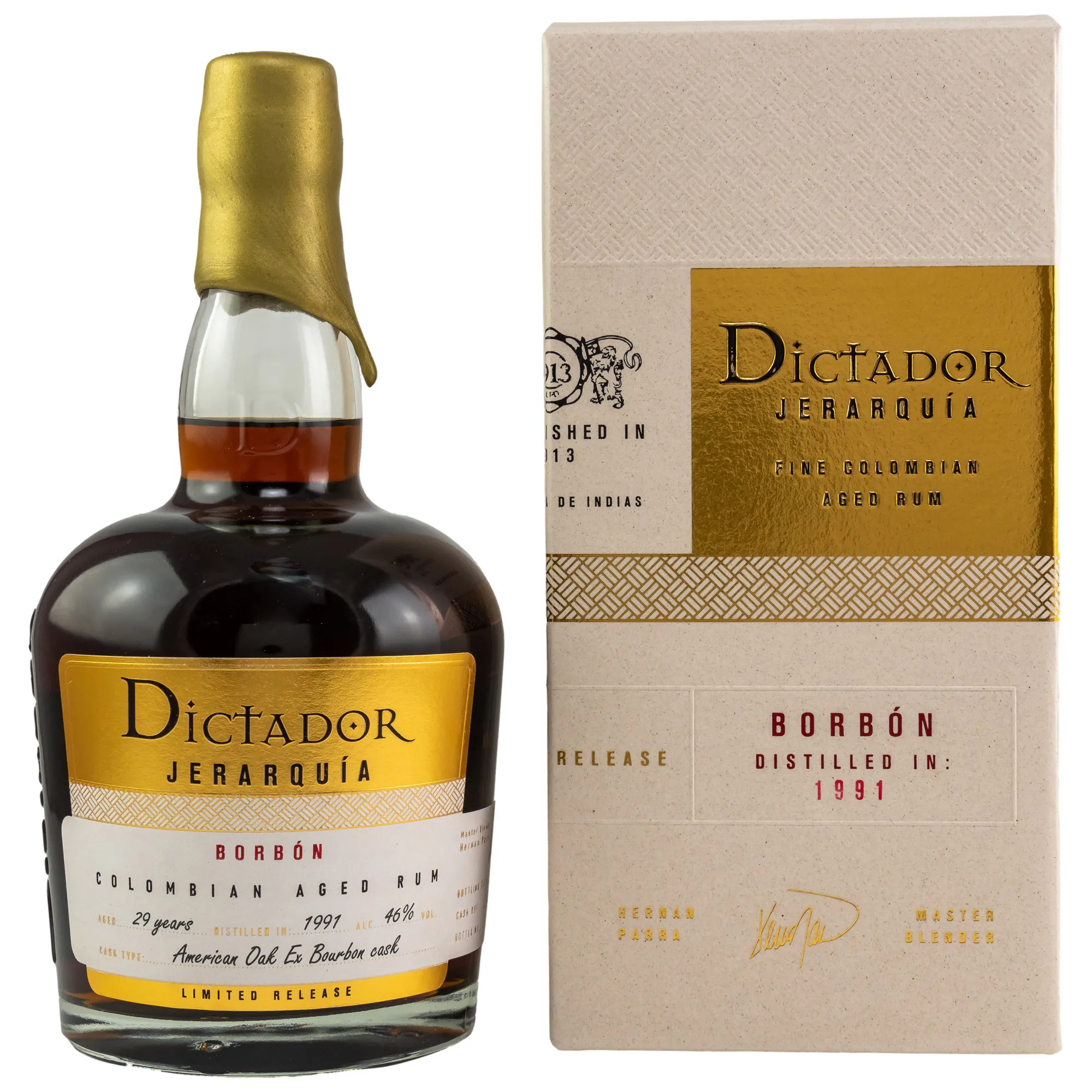 Dictador Jerarquia Bourbon Casks 1991/2020 - 29 Jahre # ExB-1399