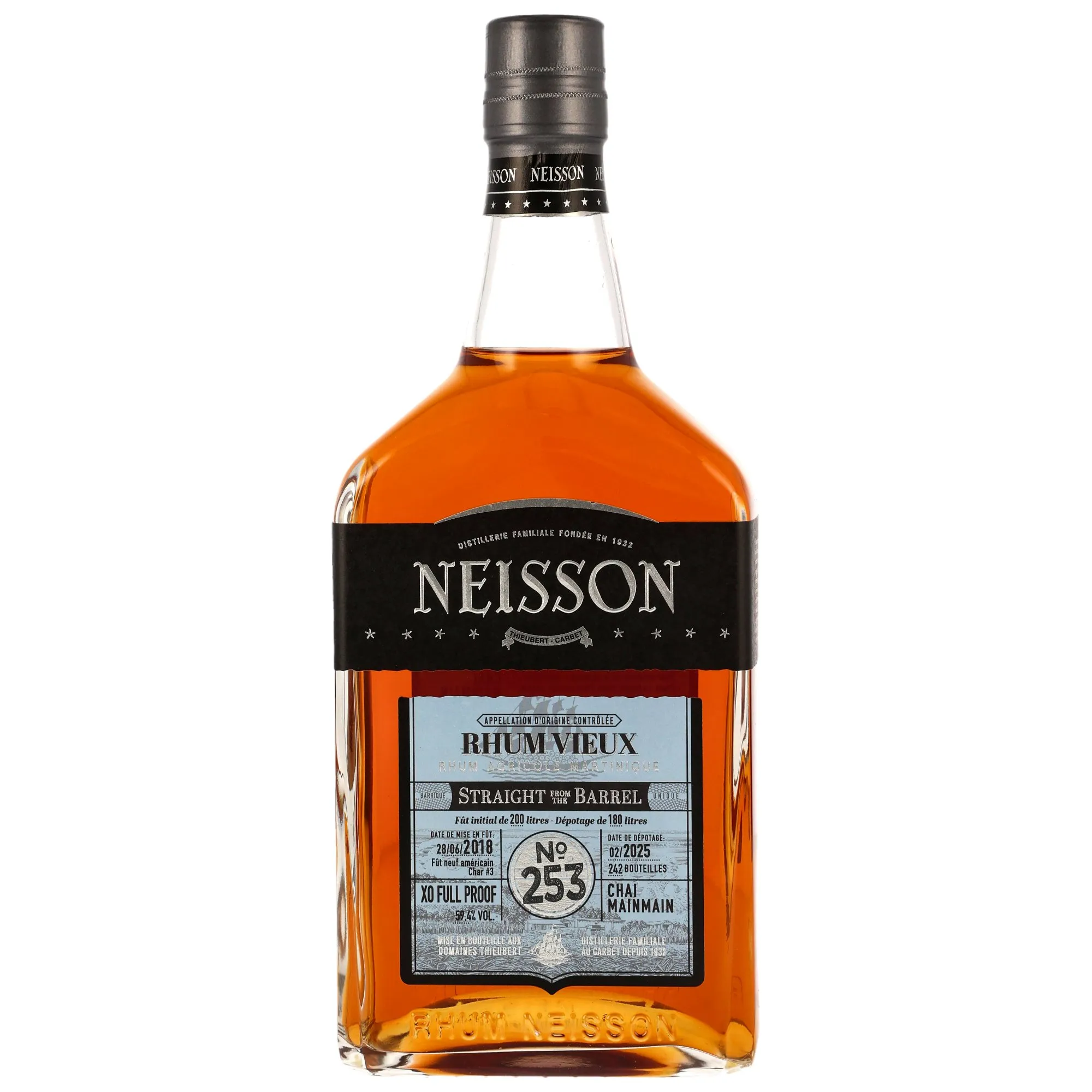 Neisson Rhum 2018/2025 - 6 Jahre - XO Full Proof no253 Chai Mainmain La Maison
