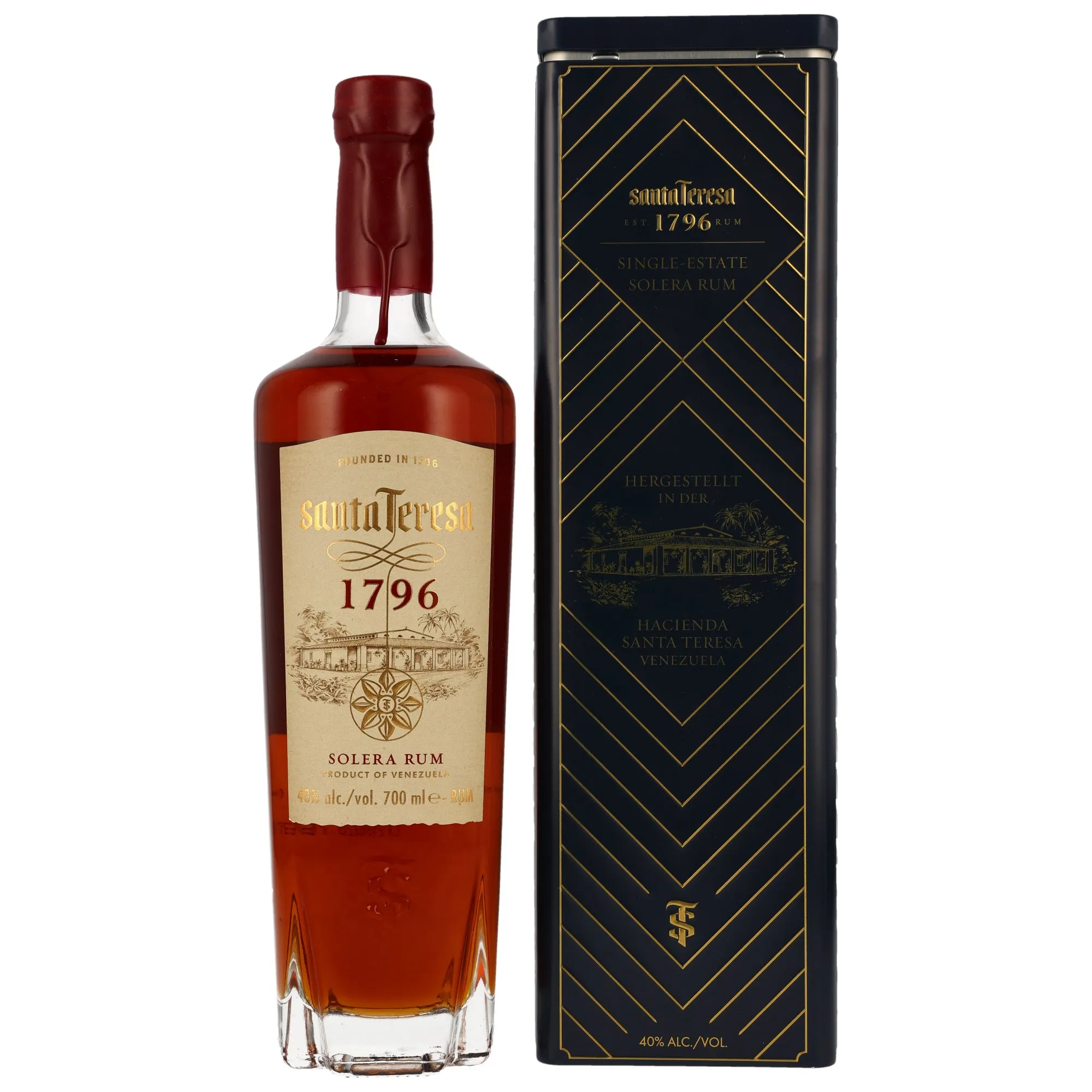 Santa Teresa 1796 Antiguo de Solera - in Blechbox