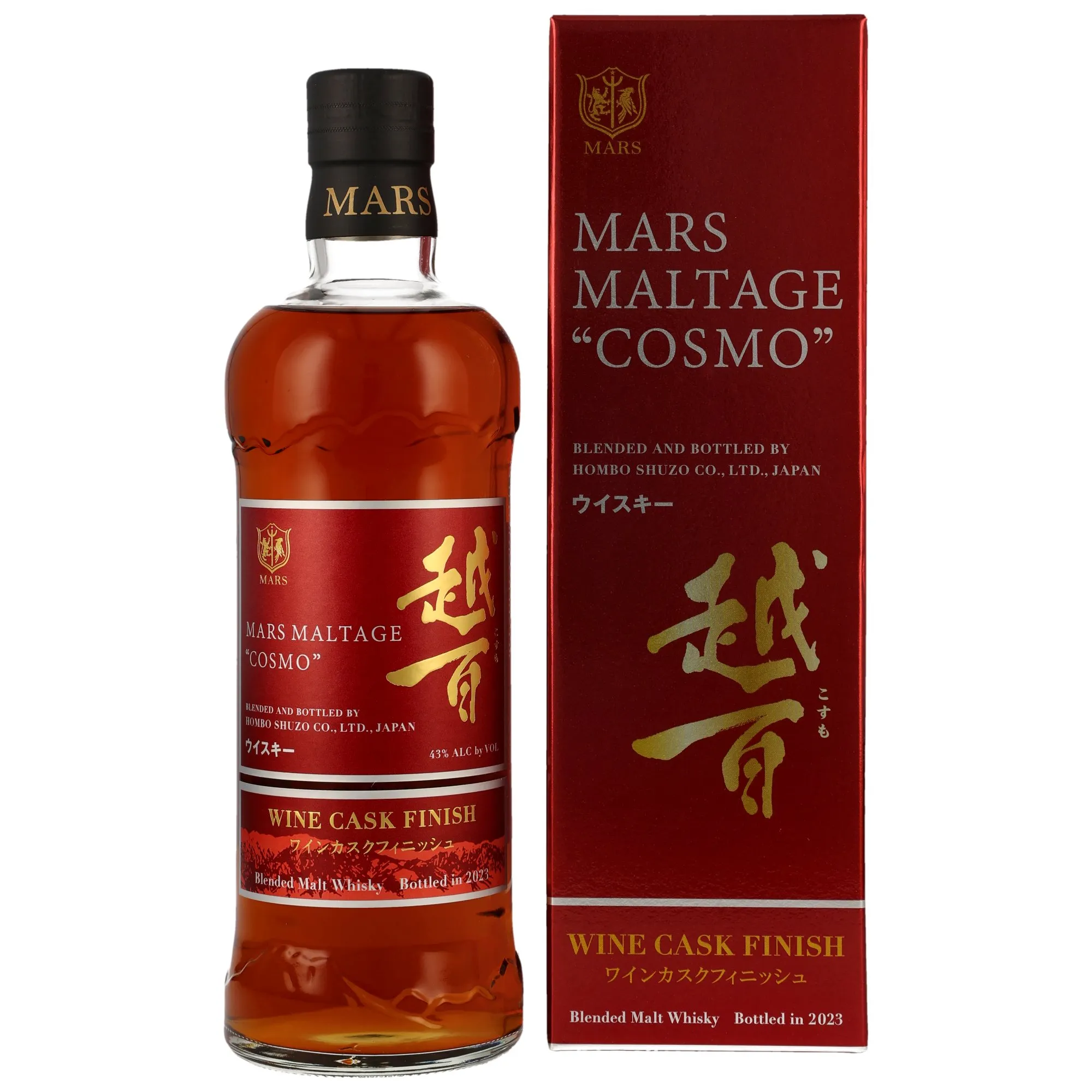 Mars Maltage Cosmo Wine Cask Finish, Wine Cask, 2023, 43%