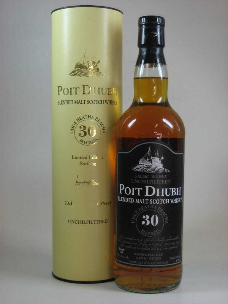 Poit Dhubh 30 Jahre Limited Edition Gaelic Malt Whisky 43%vol. 0,7l