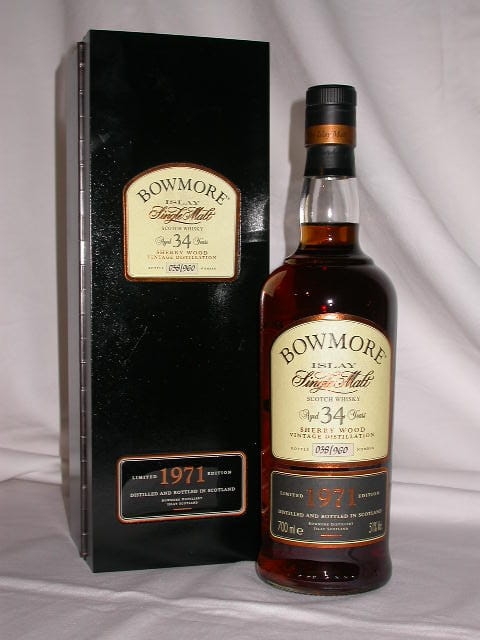 Bowmore 34 Jahre 1971/2005 "Flasche Nr. 42" 51%vol. 0,7l