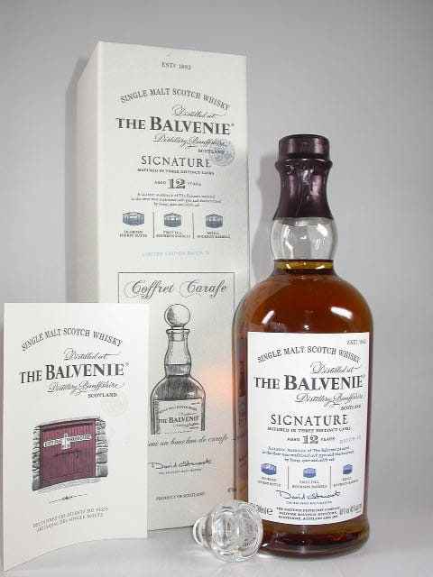 Balvenie 12 Jahre Signature Batch-No. 3 Coffret Carafe 40%vol. 0,7l